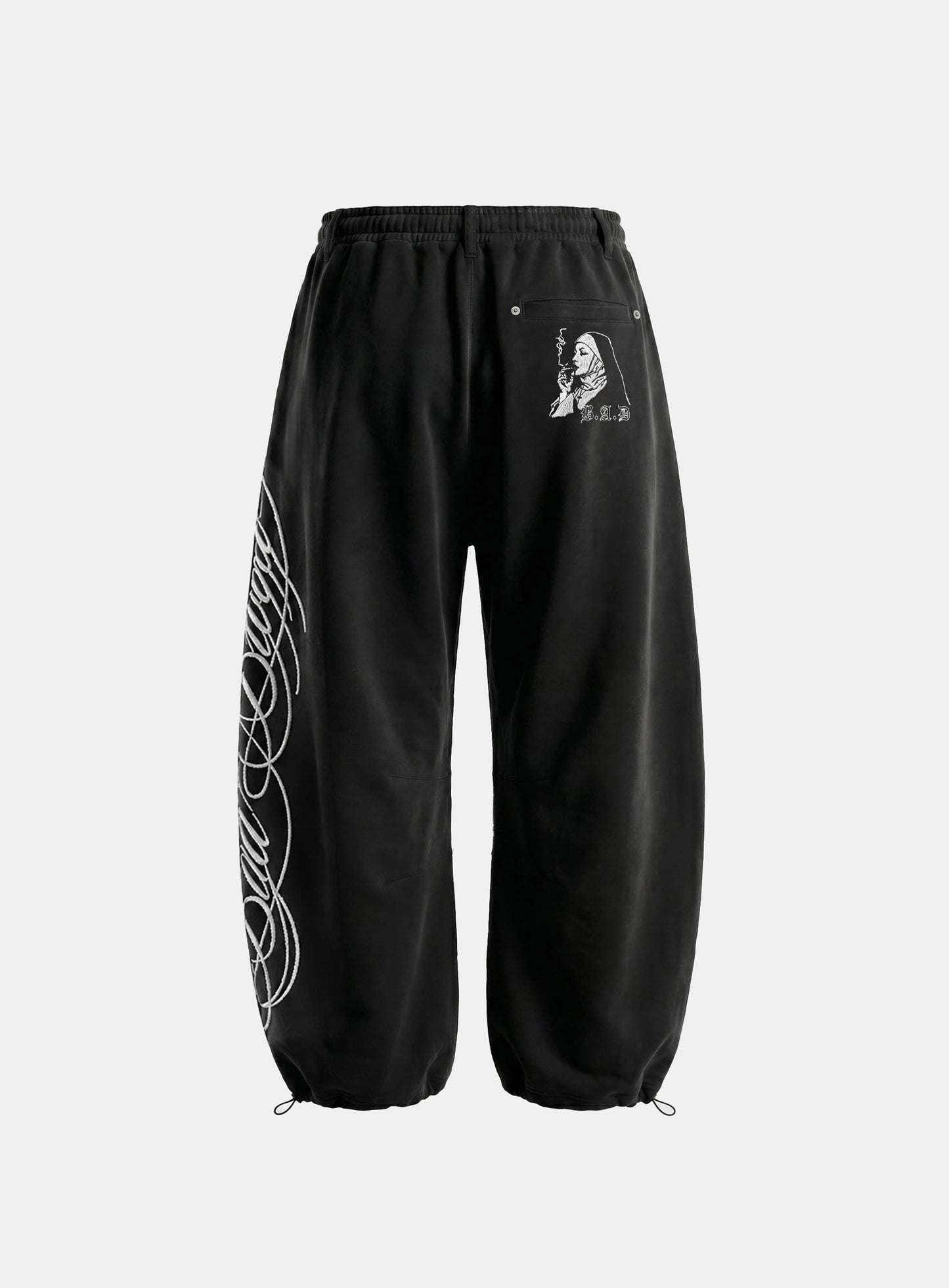 [Pre-Order] [w-pts26-120] Dark Classic 2 Curved Jogger - Black
