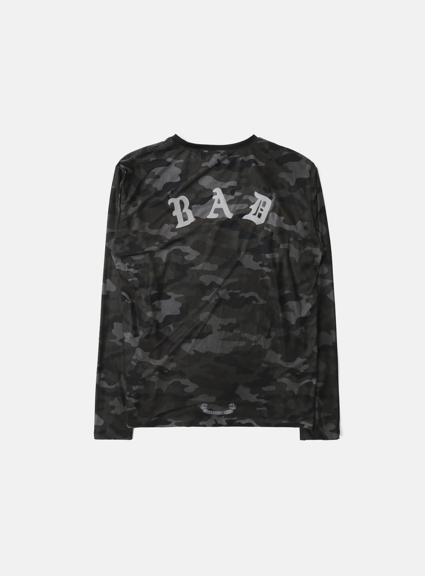[AQUA] Mystic Logo Reflective Long Sleeve - Black Camo
