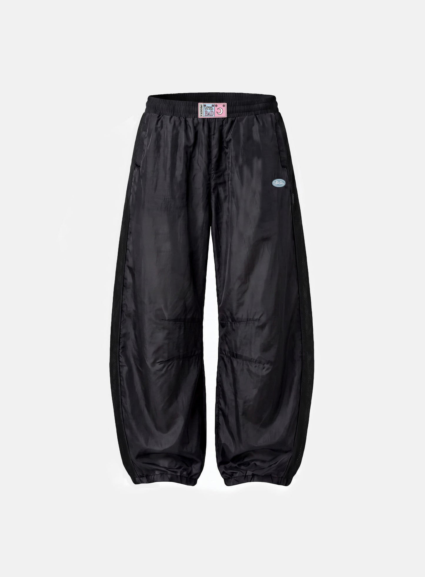 [w-pts26-124] Ambassador 26 Lightweight Nylon Track Pants - Black