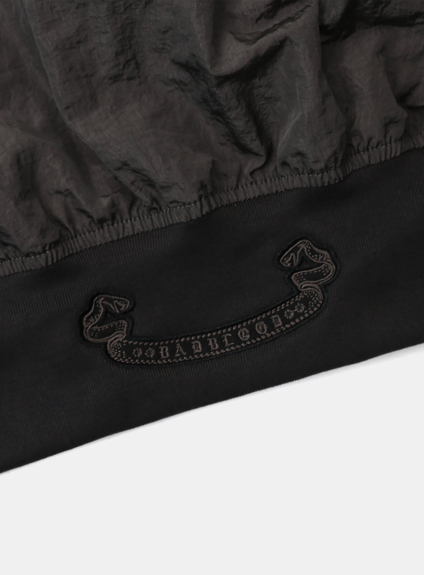 Dark Billy Nylon Track Jacket - Charcoal Brown