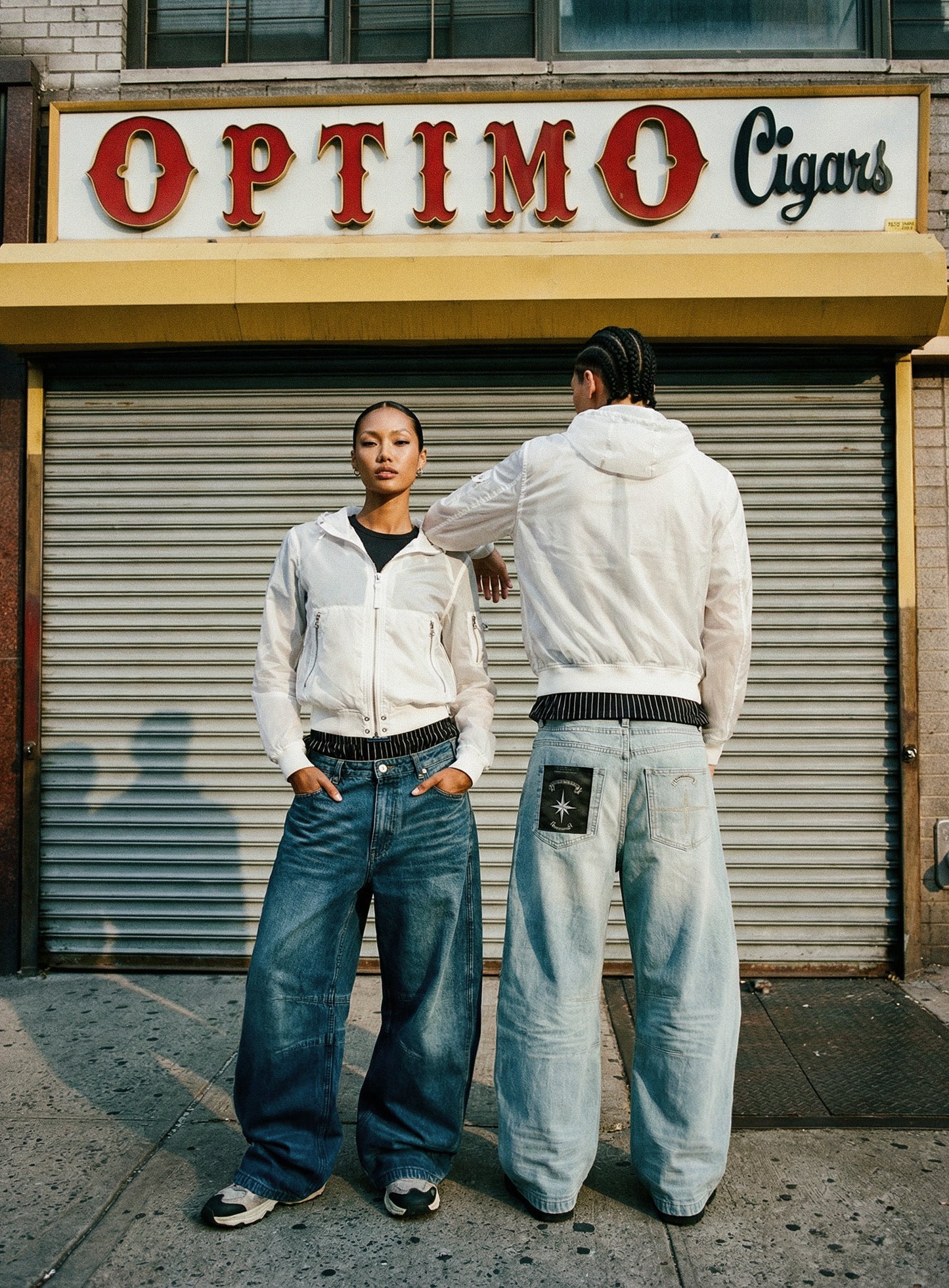 [w-pts26-011] Viper 301 Semi-Curved Pants - Light Blue Denim