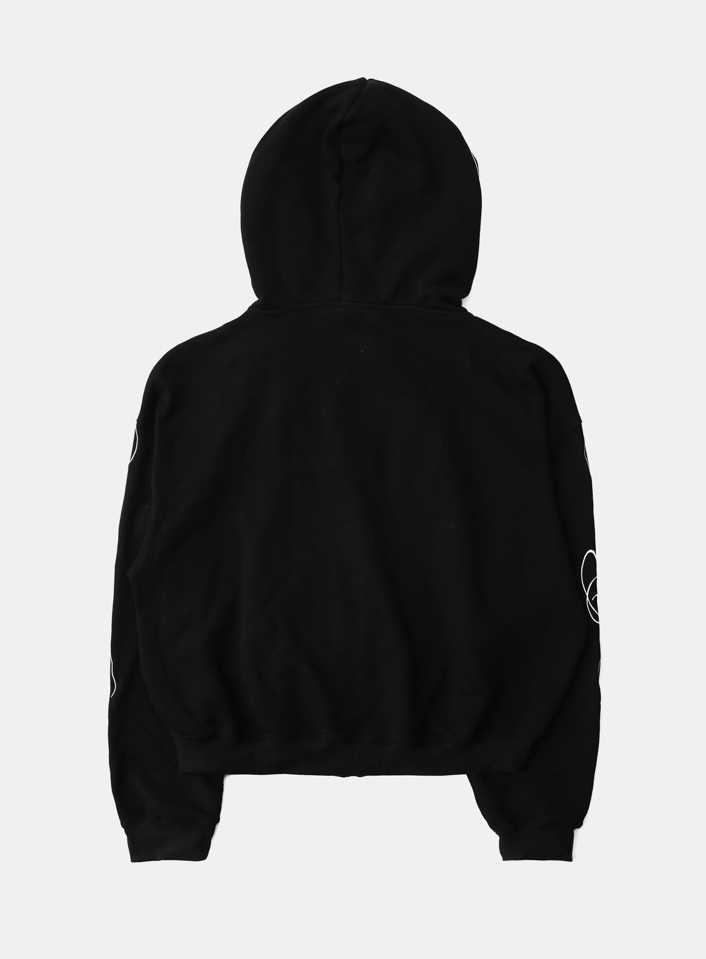 Dark Classic MYM Hooded Zip-Up - Black