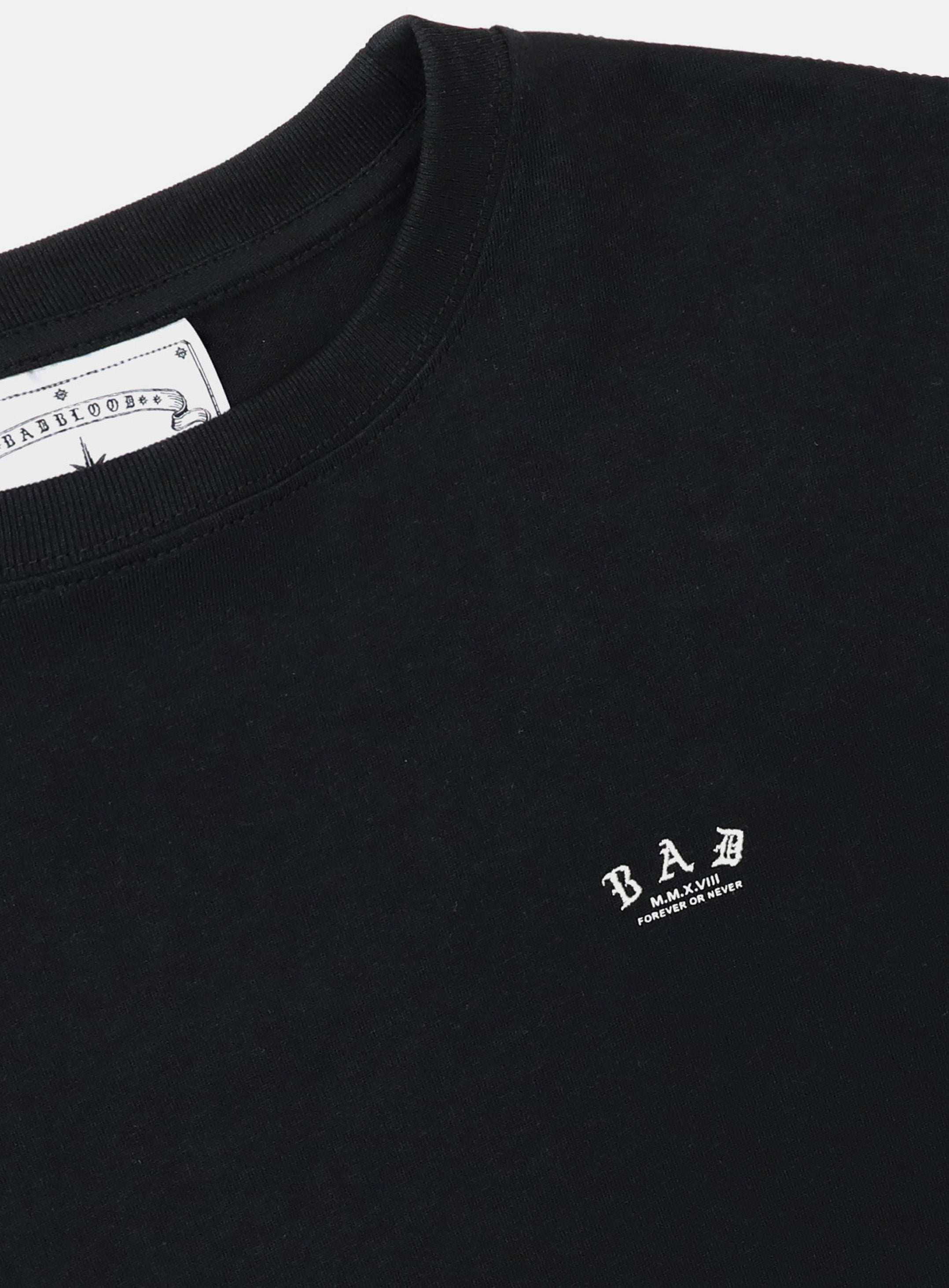 BADBLOOD ♥ BAD Mini Logo T-Shirt /追跡付 BAD Mini Logo T-Shirt - Black – BADBLOOD TAIWAN