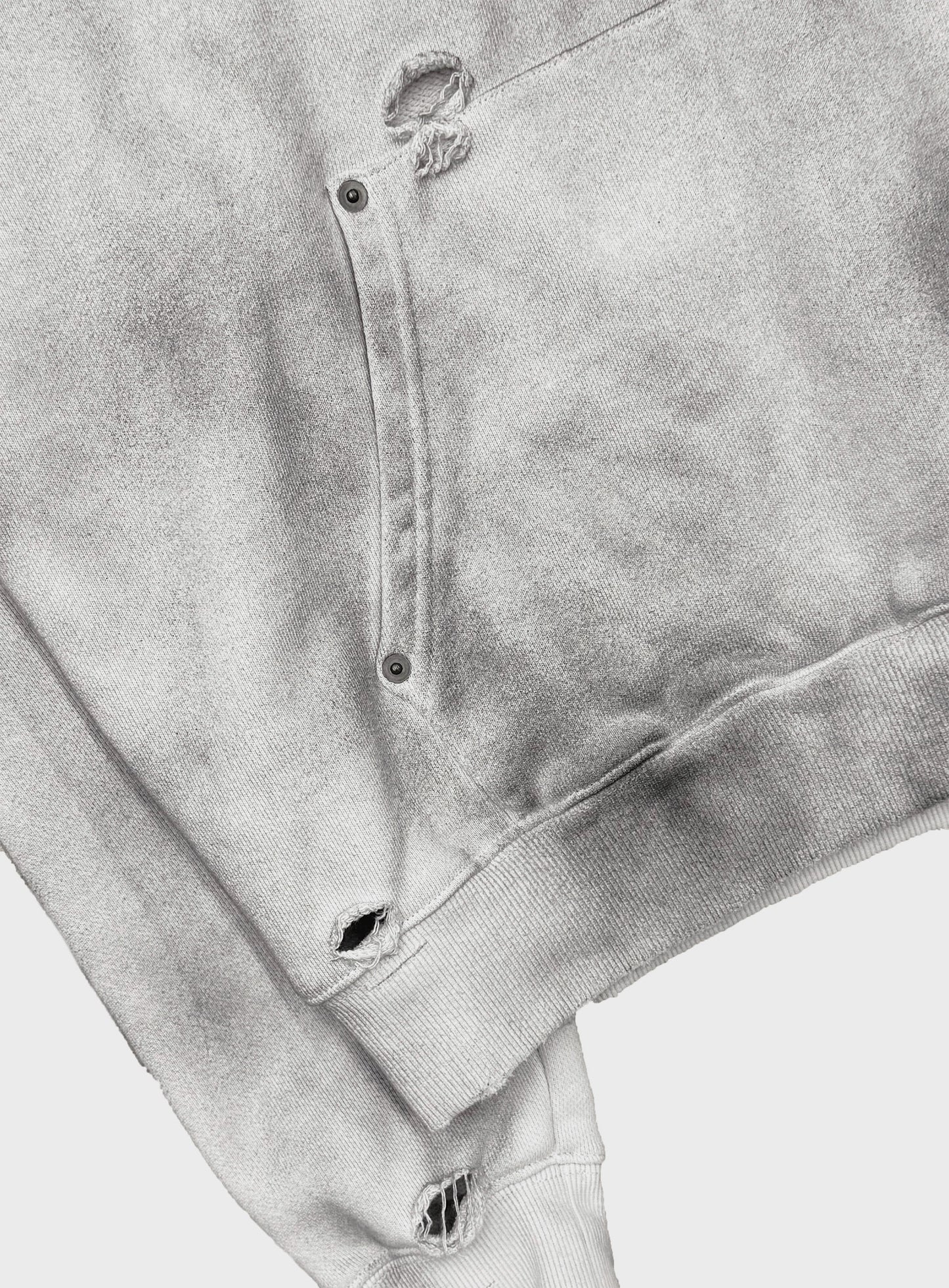 [w-hde25-090] Shield Old Glory Hood - Dusty White