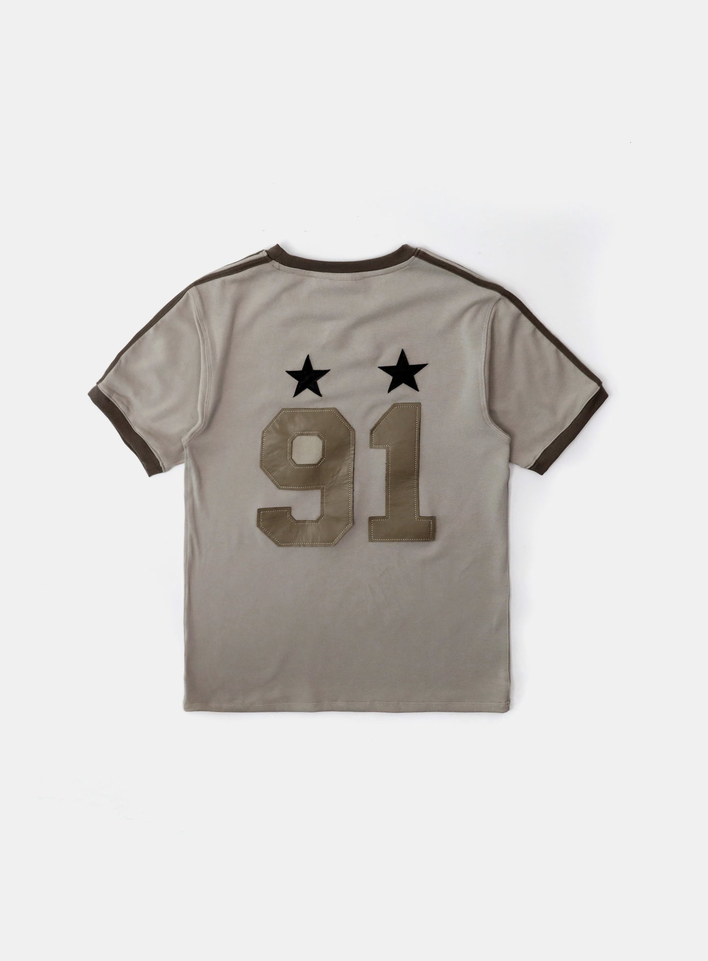 Vintage Club Jersey Ringer T-Shirt - Tan
