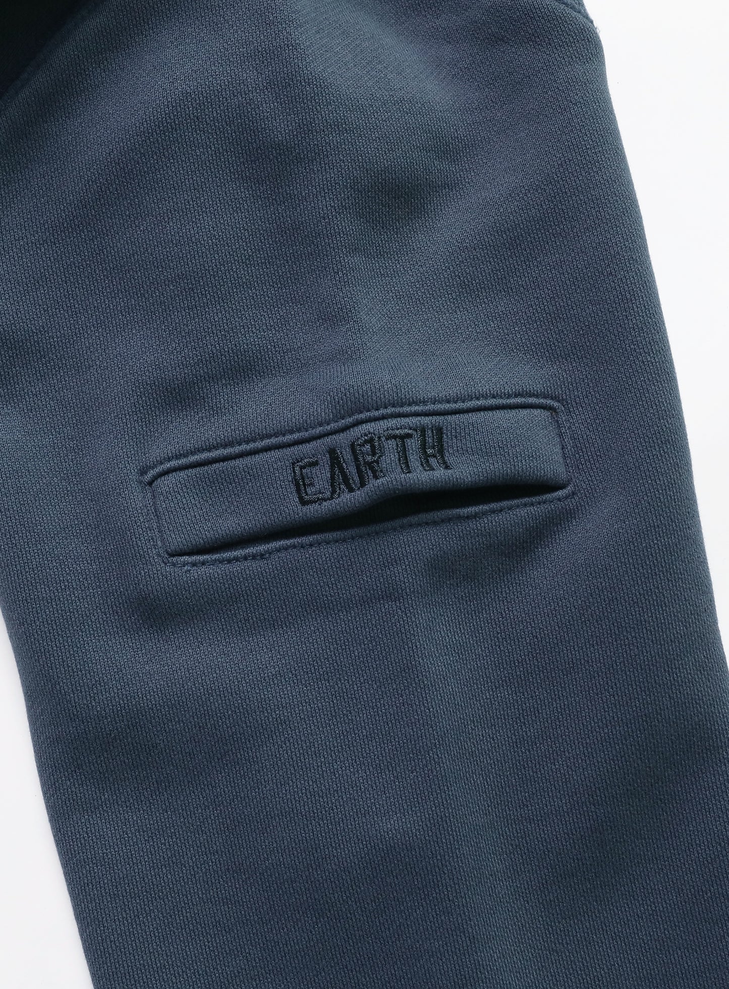 Old Effect Crop Sweatshirt - Lake