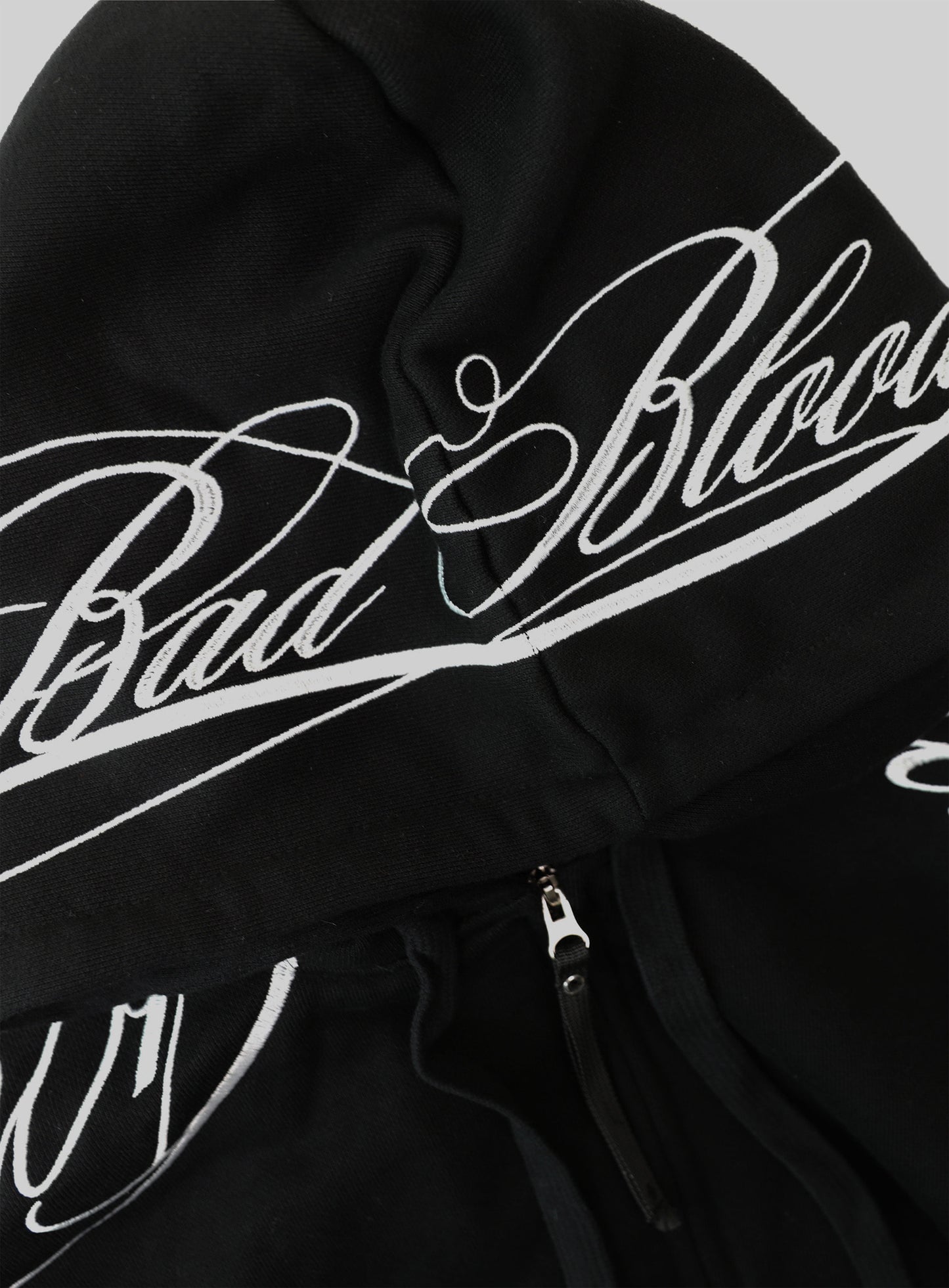 Dark Classic MYM Hooded Zip-Up - Black