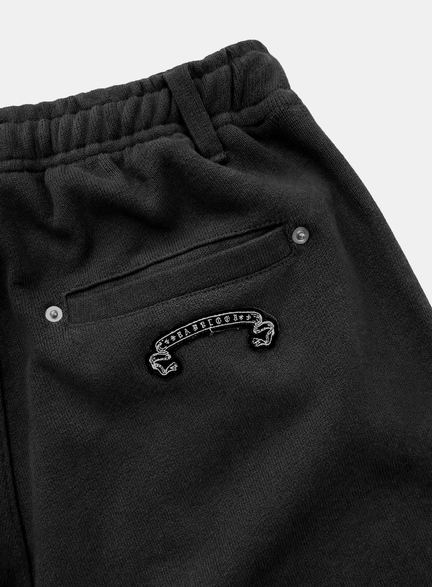 [w-pts26-058] Mystic Capsule Semi-Curved Fit Joggers - Black