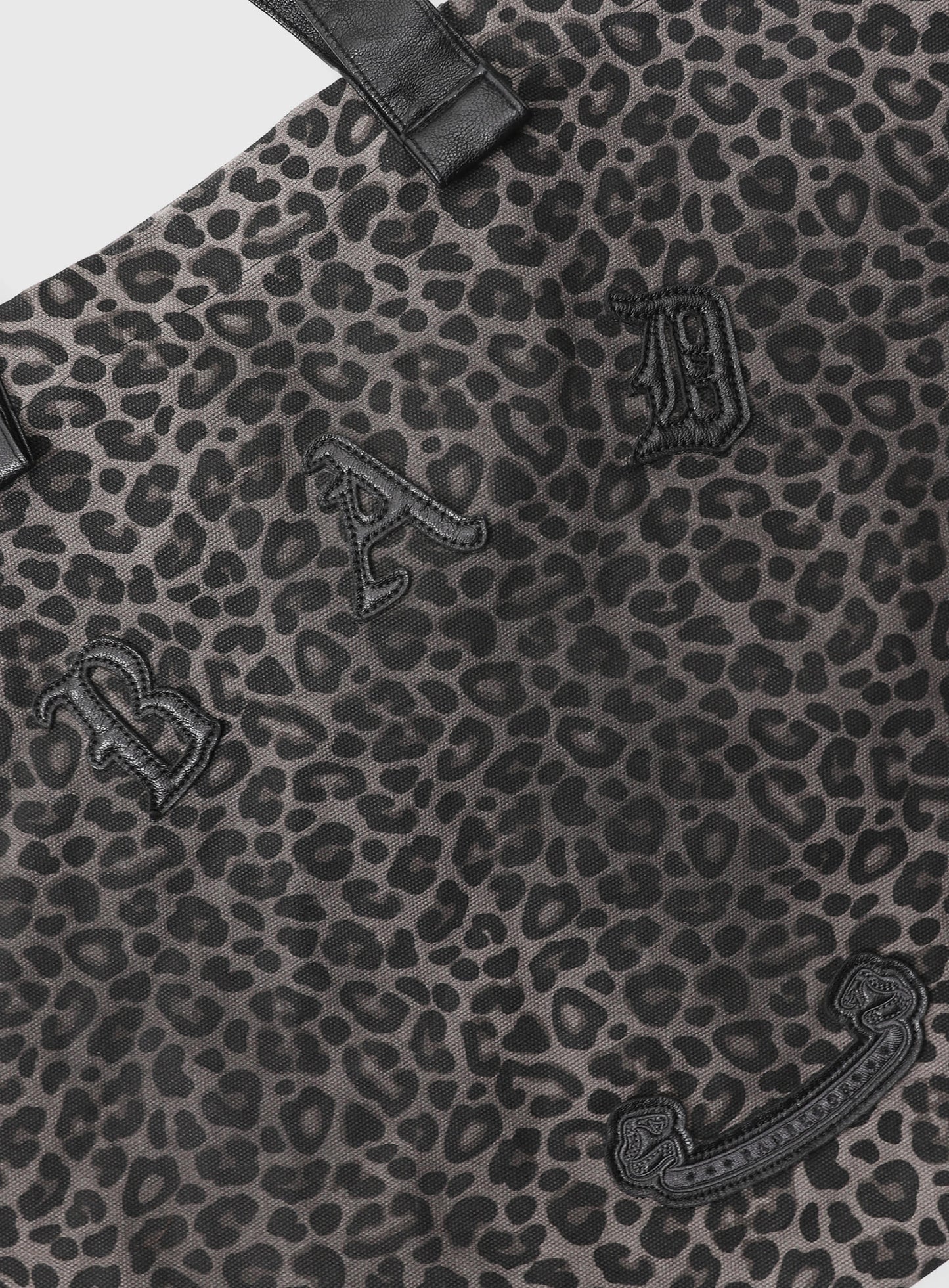 Mystic Patch Shopper Bag - Black Leopard