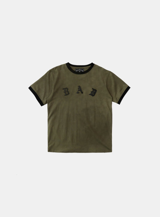Cosmo Bad Patch Ringer T-Shirt - Khaki