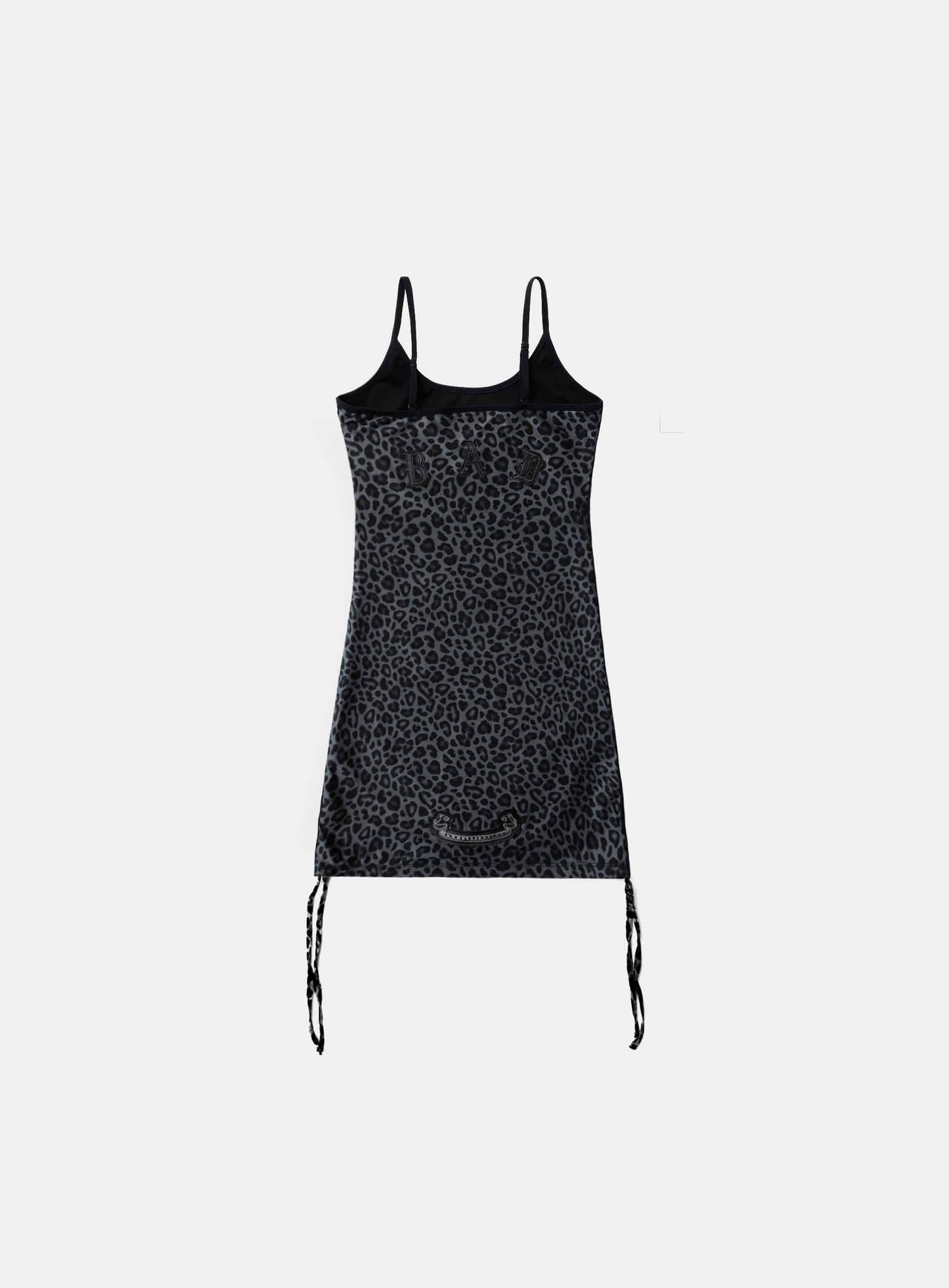 Mystic String Mini Dress - Black Leopard