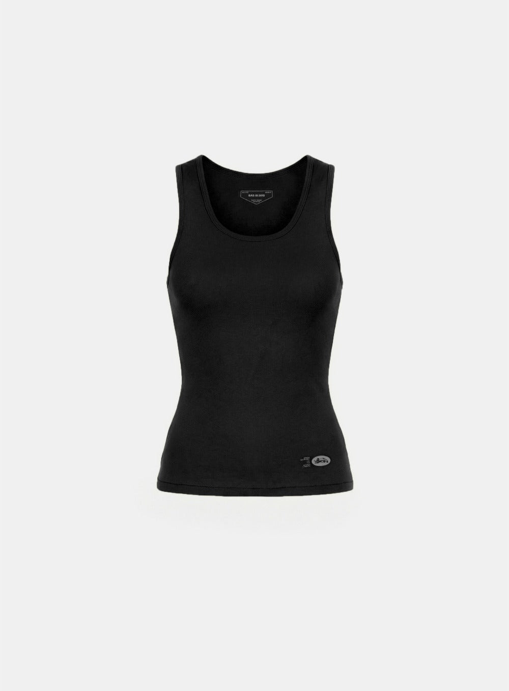 [w-tnk26-015] BS Cotton Jersey Classic Tank - Black