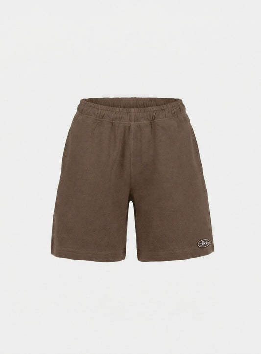 [w-srt26-006] BS Soft Terry 7-Inch Shorts - Brown