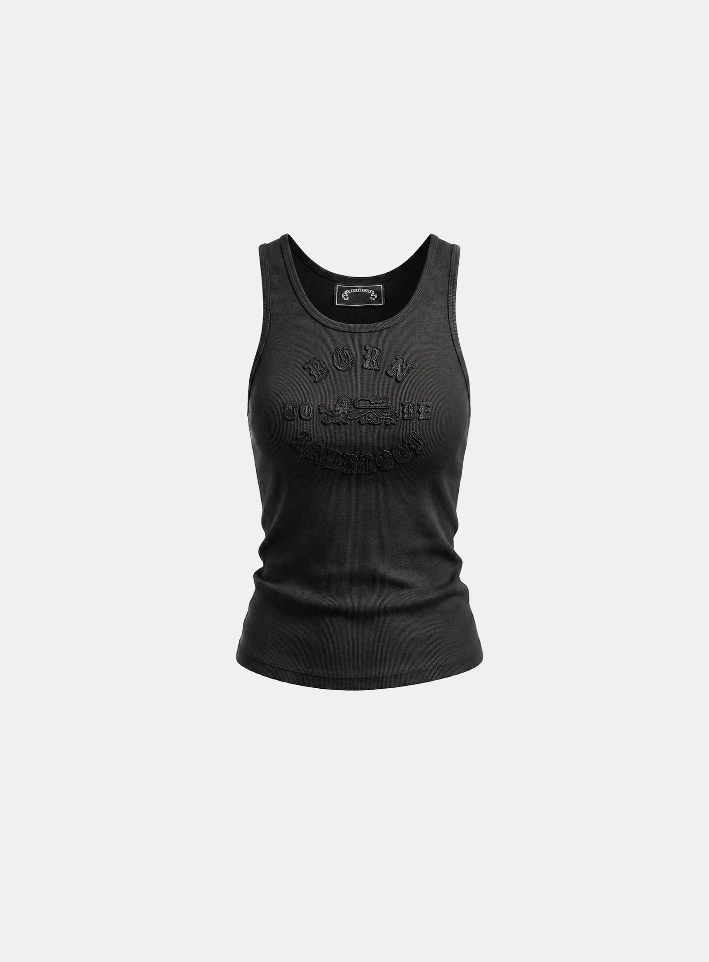 [w-tnk26-019] BORN TO BE Tank - Black