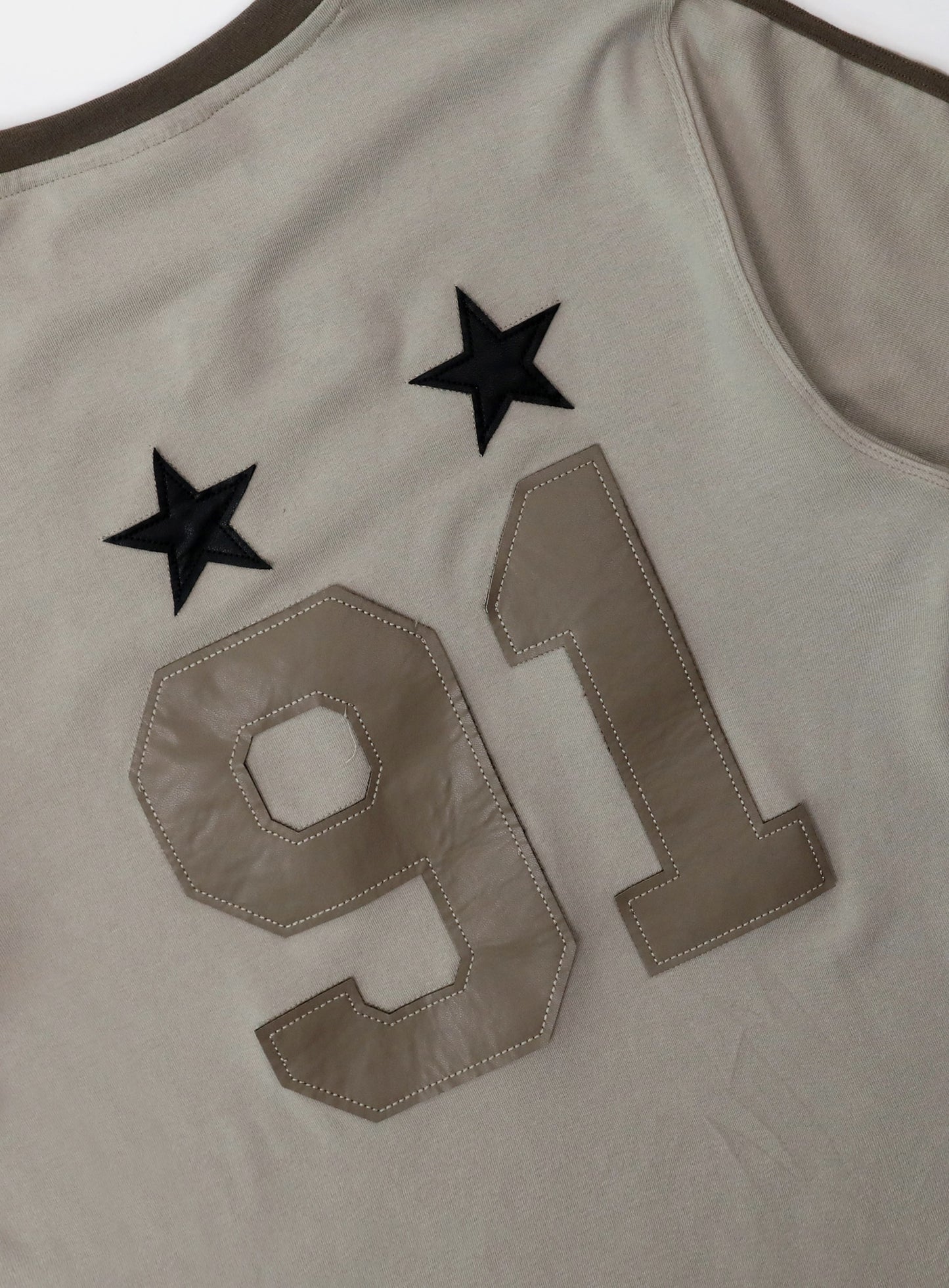 Vintage Club Jersey Ringer T-Shirt - Tan