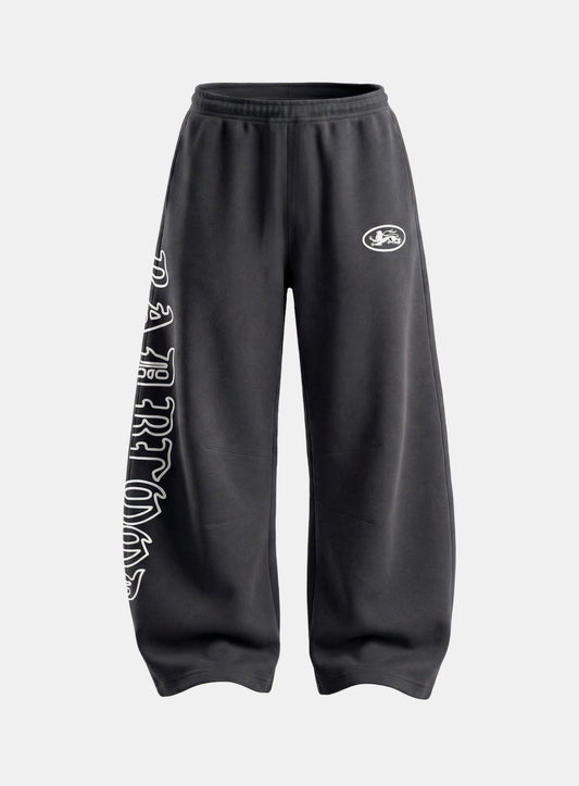 [w-pts26-057] Mystic Capsule Semi-Curved Fit Joggers - Charcoal