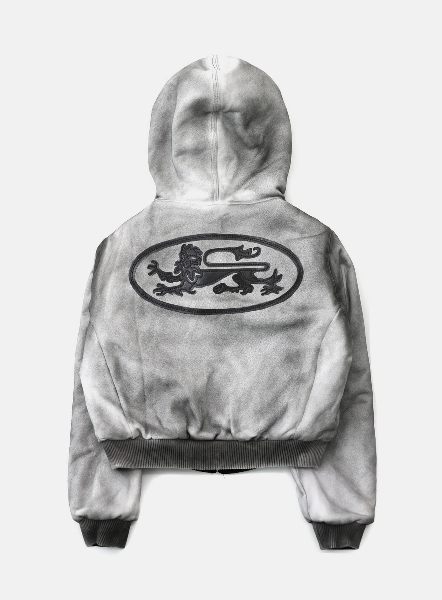 Mystic11 Reversible Fur Hooded Jacket - White/Black