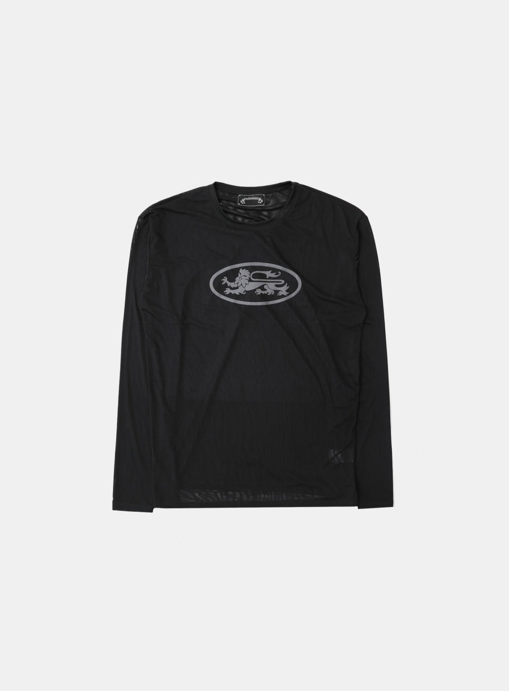 [AQUA] Mystic Logo Reflective Long Sleeve - Black