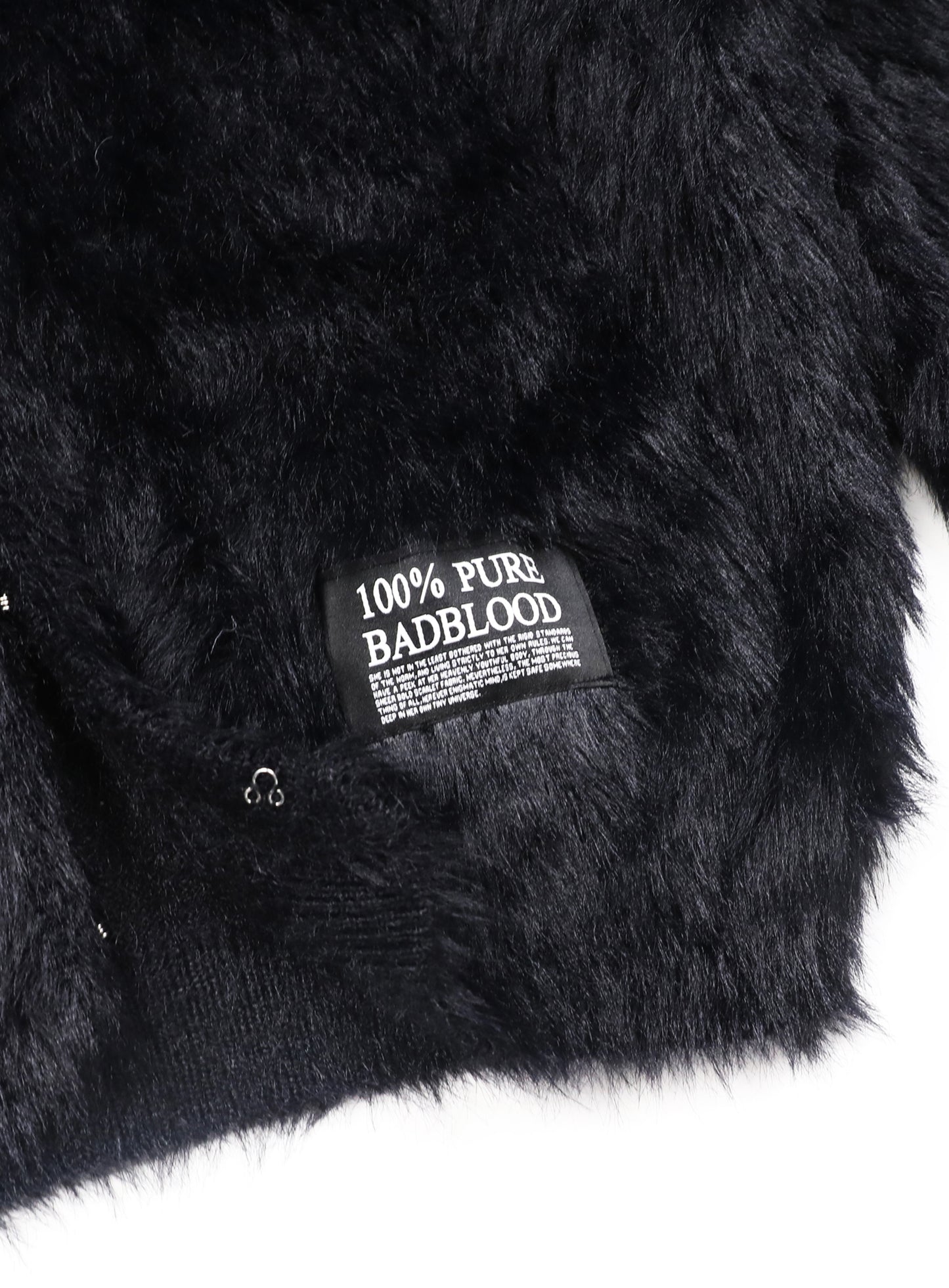 Pure Mohair Cardigan - Black