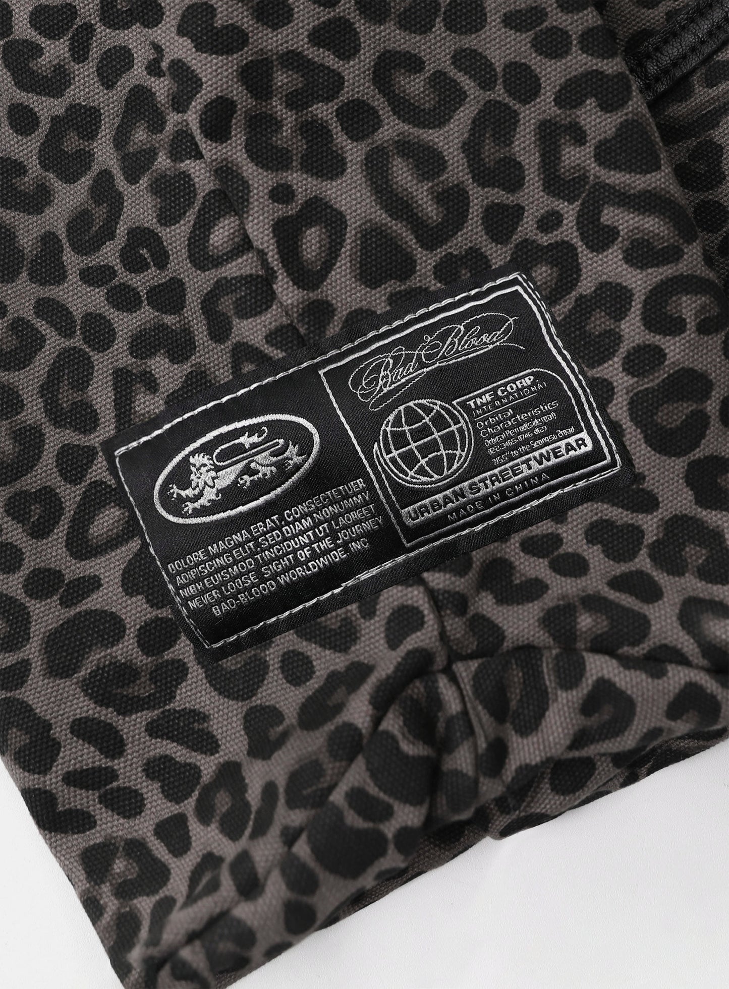 Mystic Patch Shopper Bag - Black Leopard