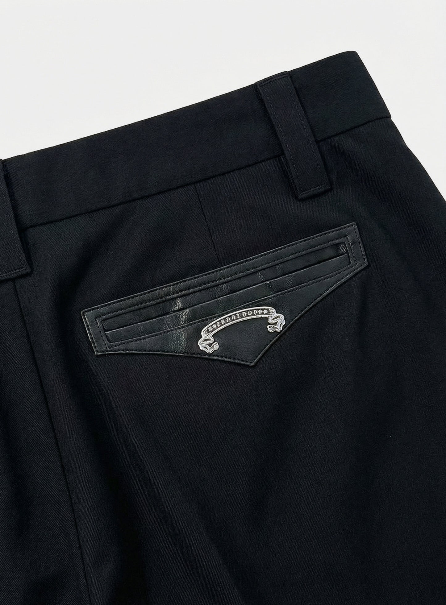 [w-pts26-048] Viper V2 Pintuck Slacks - Black