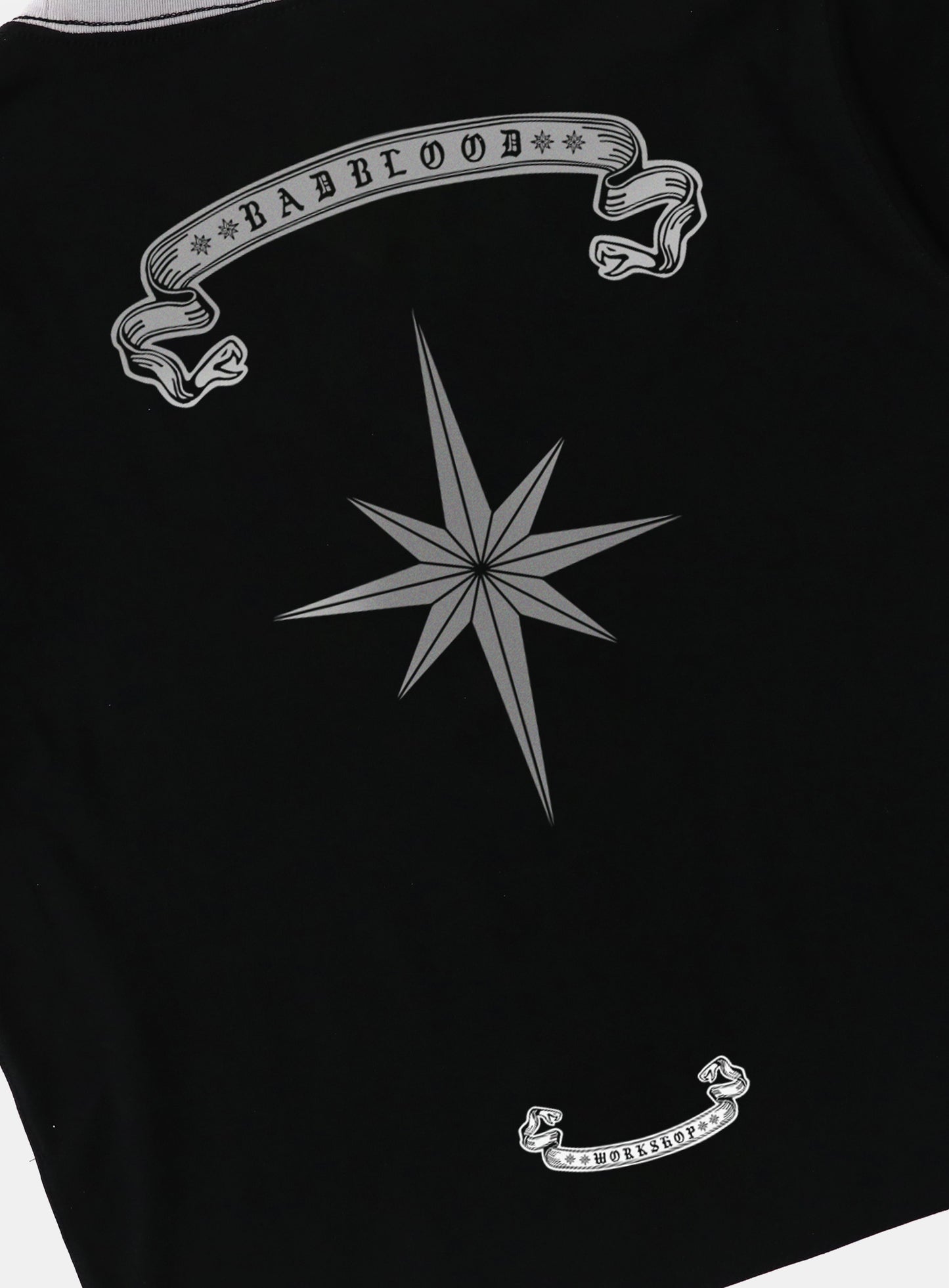 Cosmo Reflective Ringer T-Shirt - Black