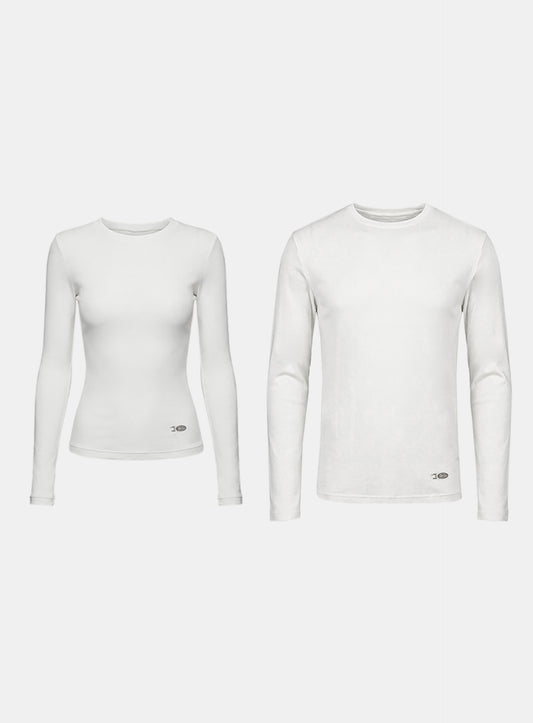 [w-tee26-044] BS Cotton Jersey Fitted Henley Neck Long Sleeve T-Shirt - Black