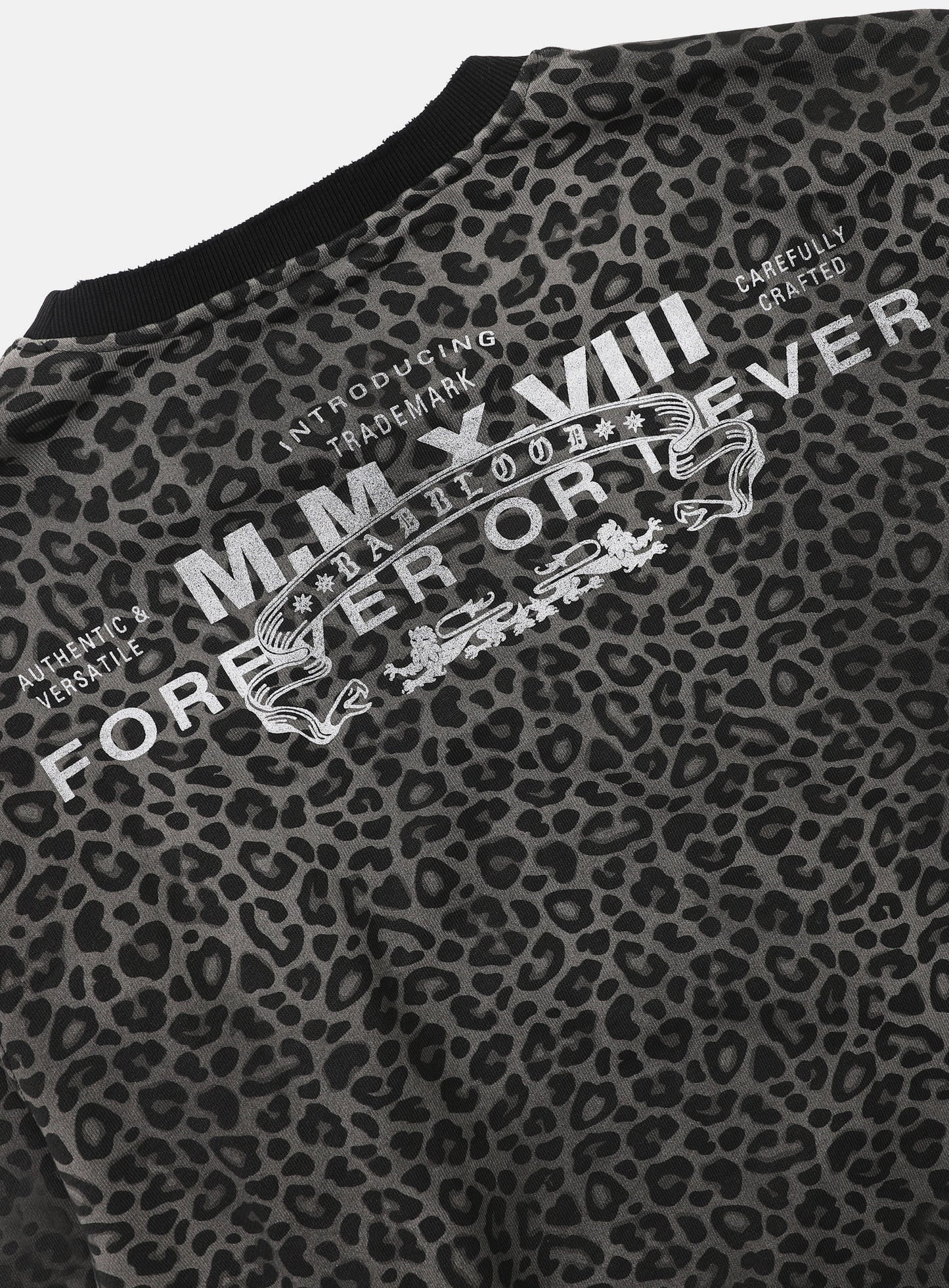 Viper Logo sweatshirt - Black Leopard