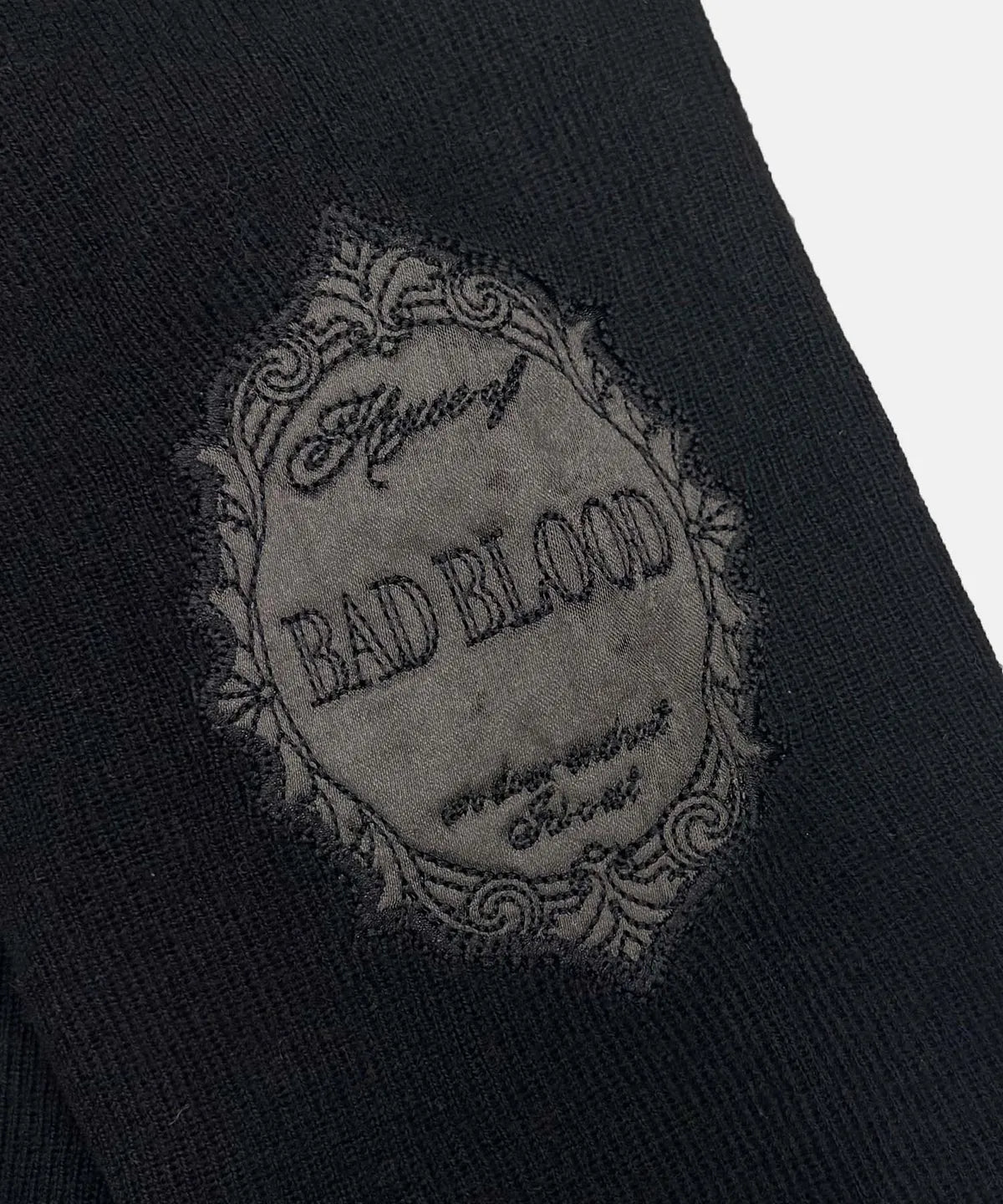 [w-cdg26-007] H.B.B. V-NECK Lace Cardigan- Black