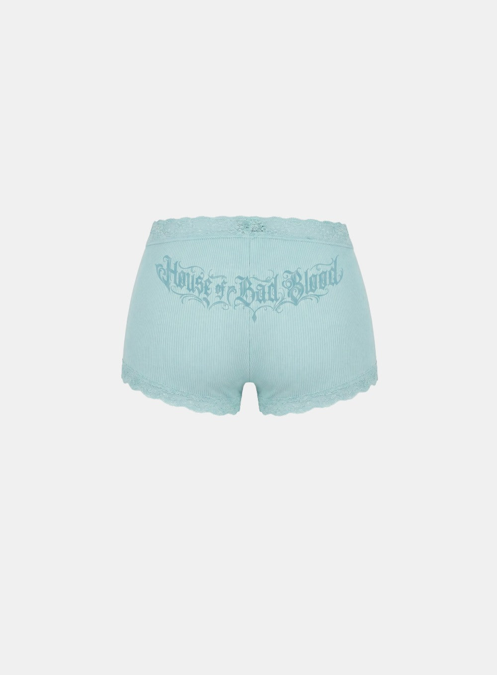[w-pnt26-004] H.B.B. Lace Trimming Boxer - Mint