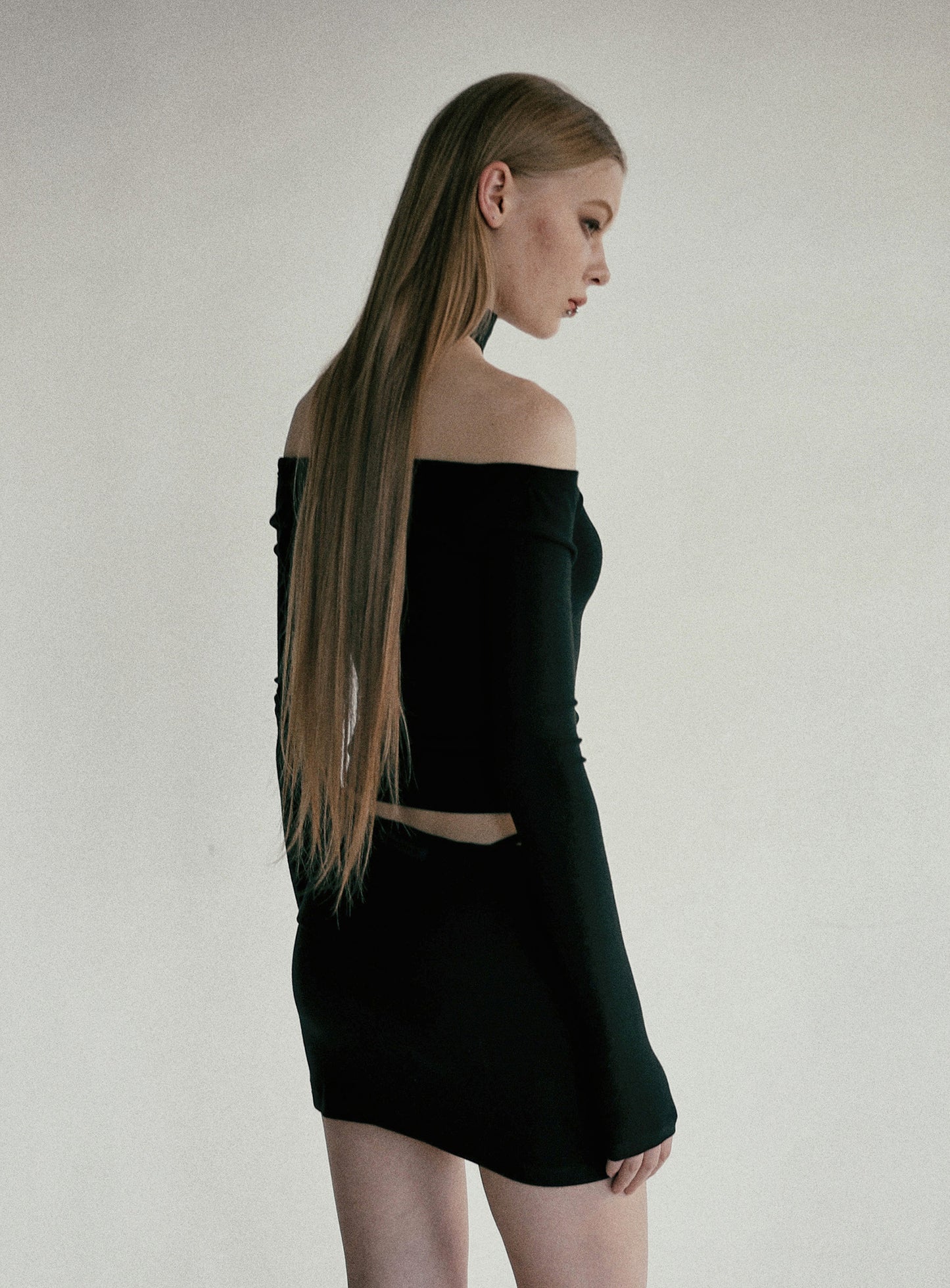 Beyond Soft Off-Shoulder Top-Black