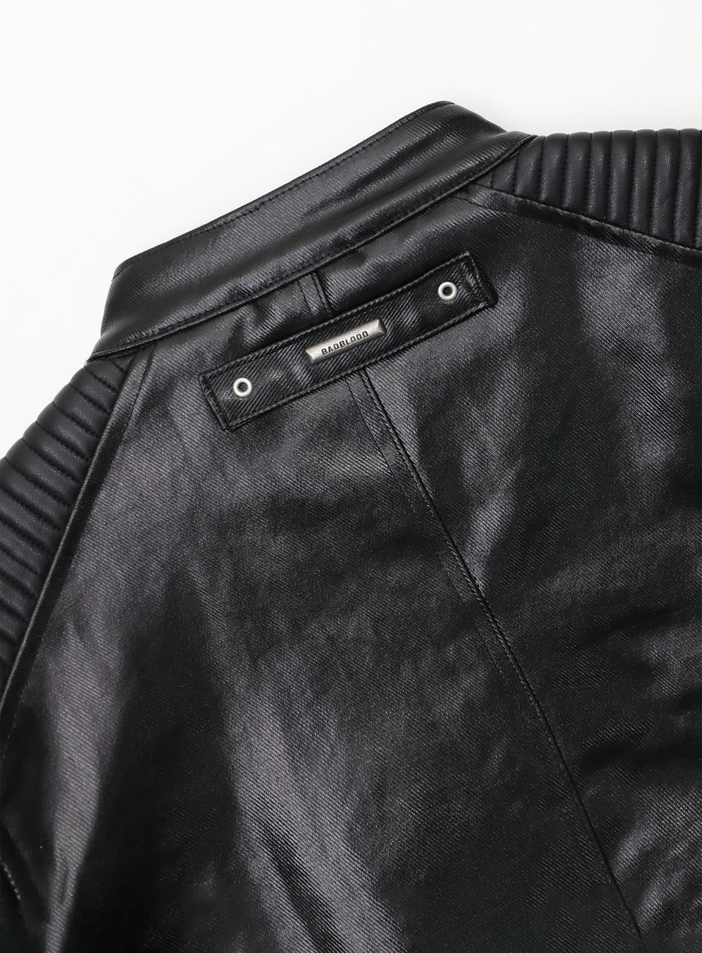 Squad Crop Racer Jacket - Coated Black