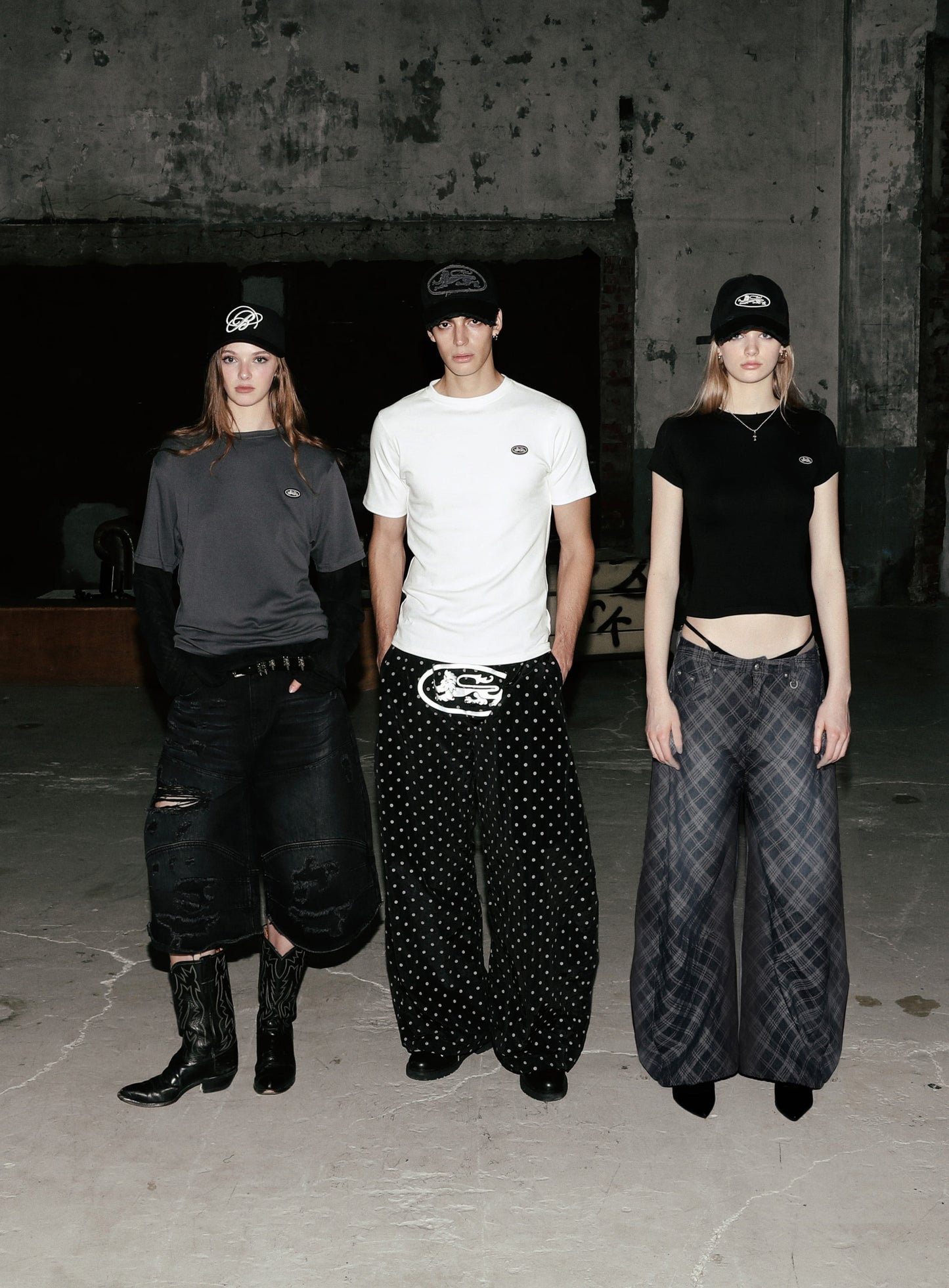 Convex Denim Long Bermuda Pants - Black