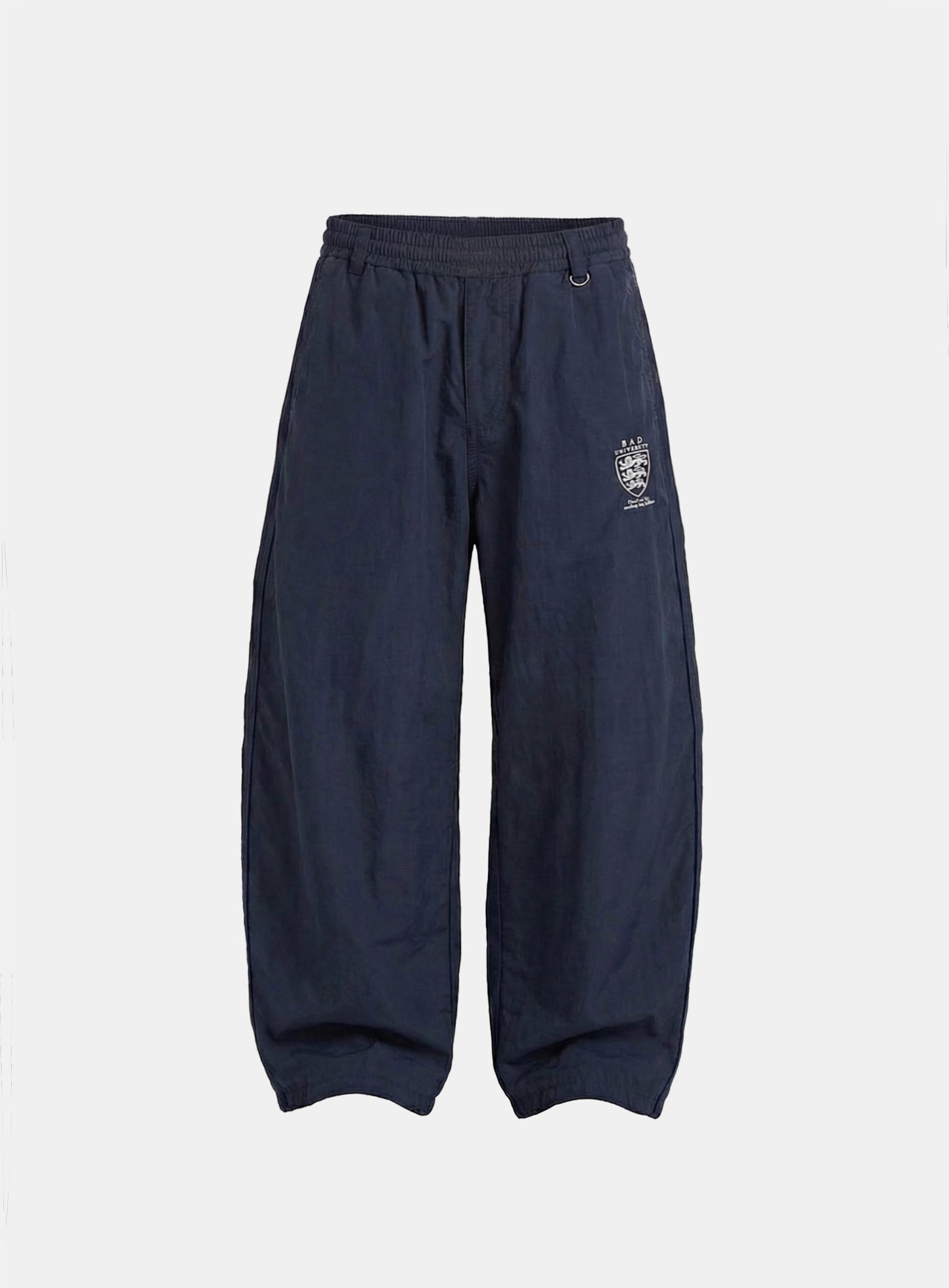 [w-pts26-049] Shield-M Reversible Track Pants - Navy Check