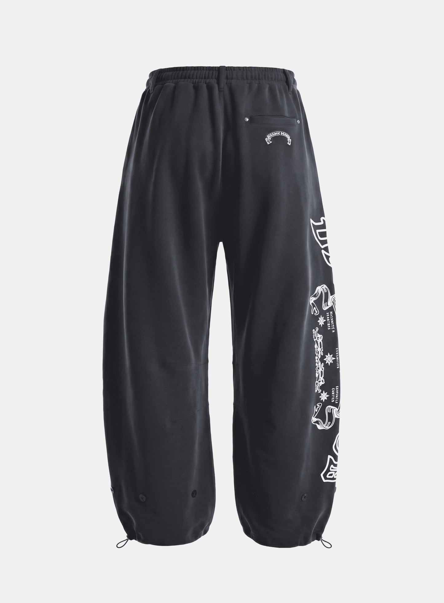 [w-pts26-057] Mystic Capsule Semi-Curved Fit Joggers - Charcoal
