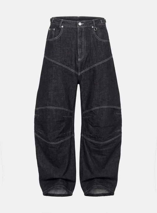Squad Convex Pants - Denim Black