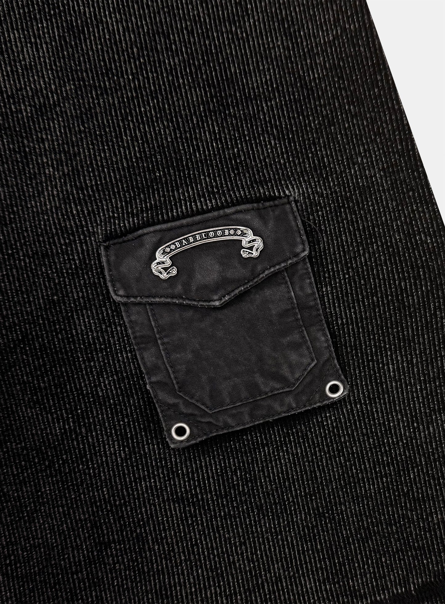 [w-tnk26-003] Viper Cotton Rib Tank 01 - Black