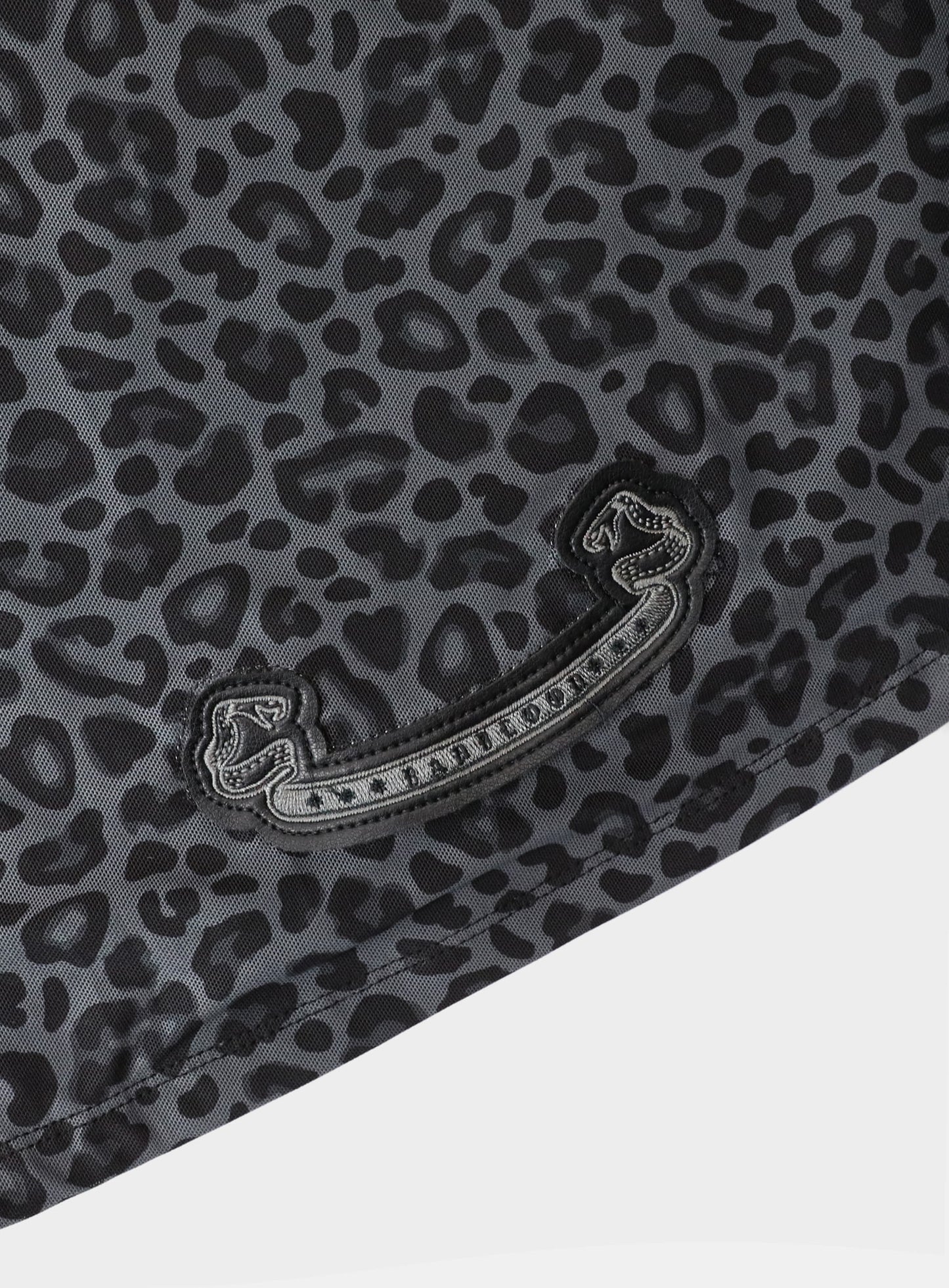 Mystic String Mini Dress - Black Leopard