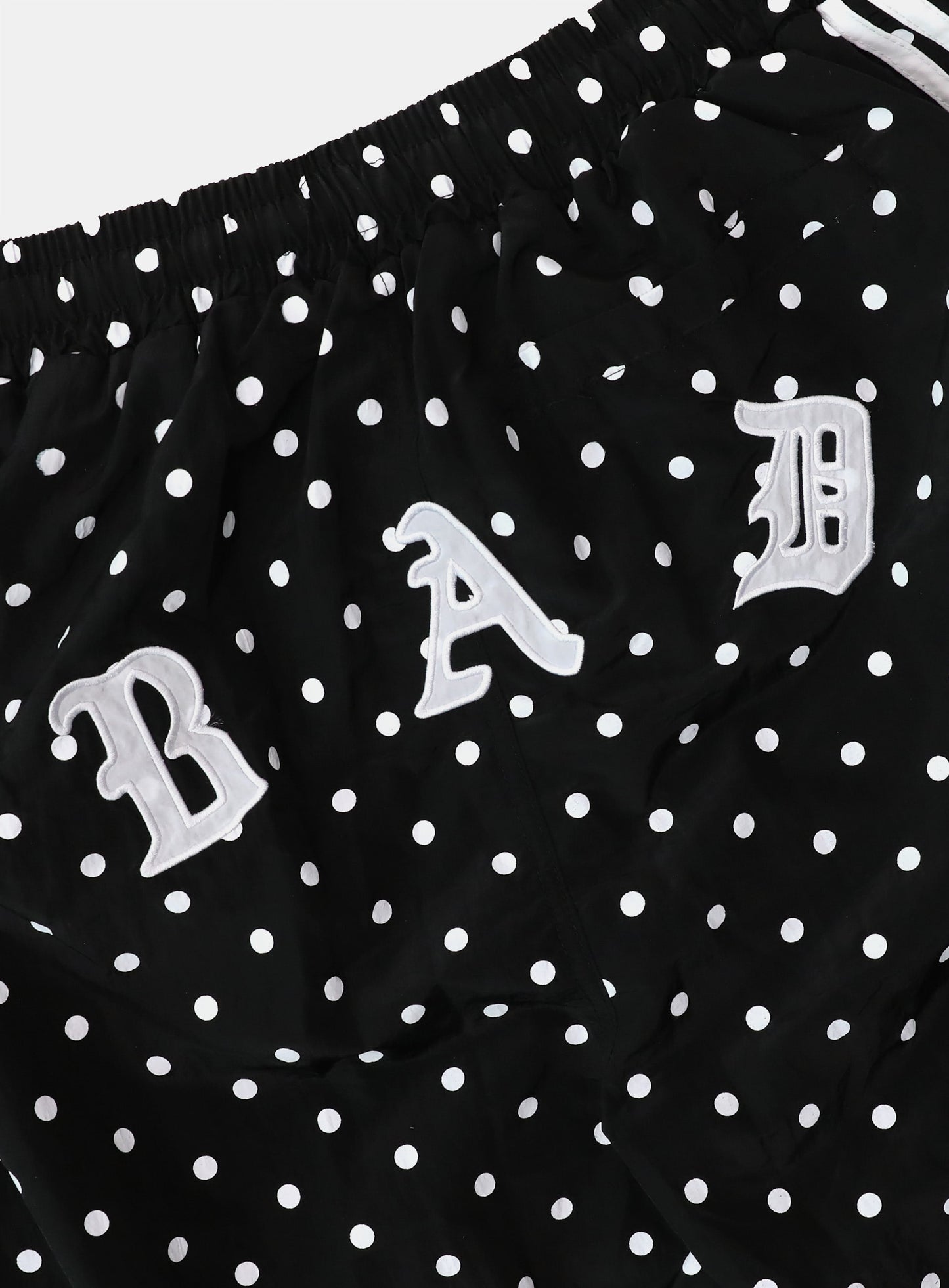 Mystic Billy Nylon Bermuda Pants - Black Dot