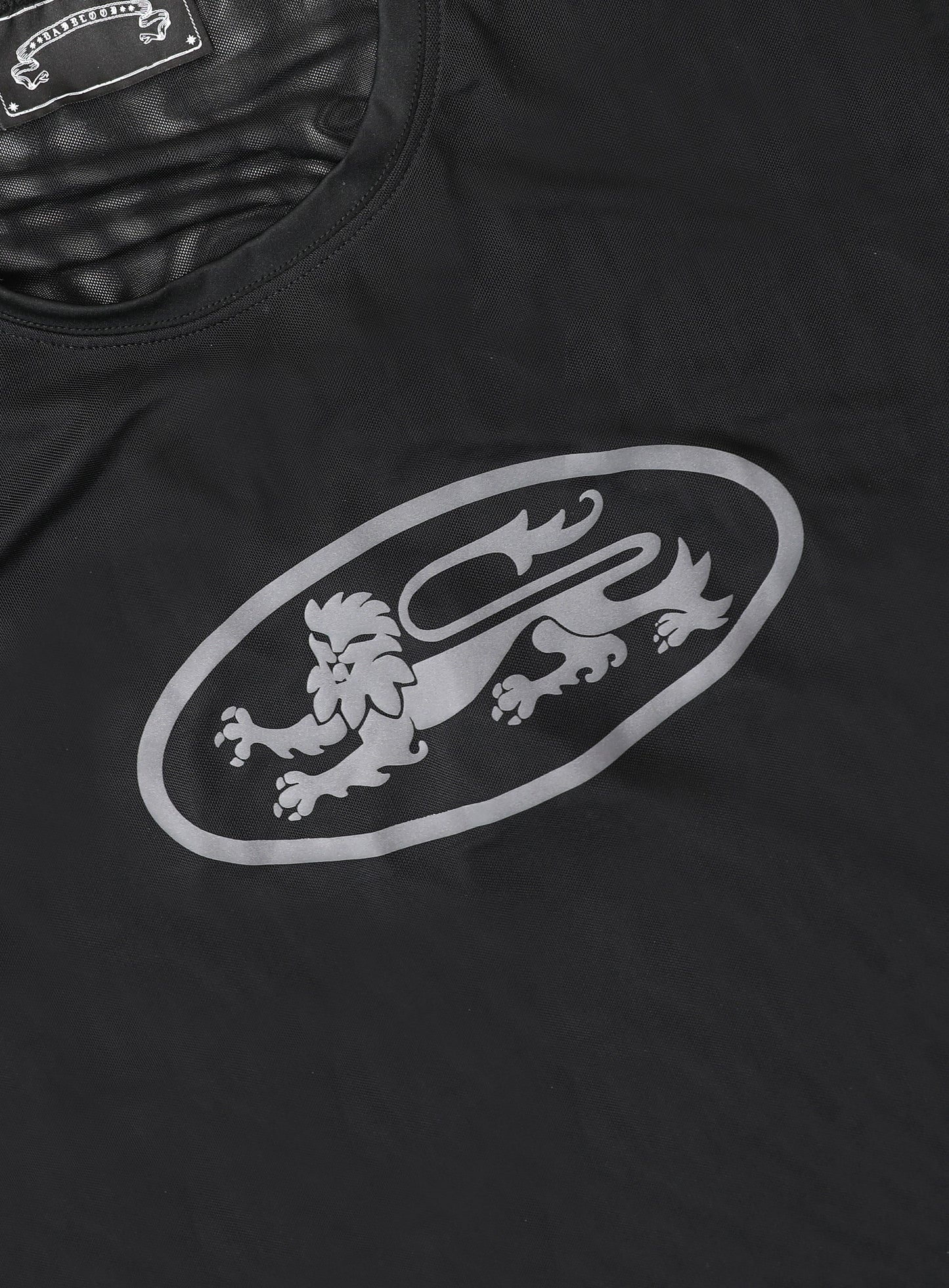 [AQUA] Mystic Logo Reflective Long Sleeve - Black
