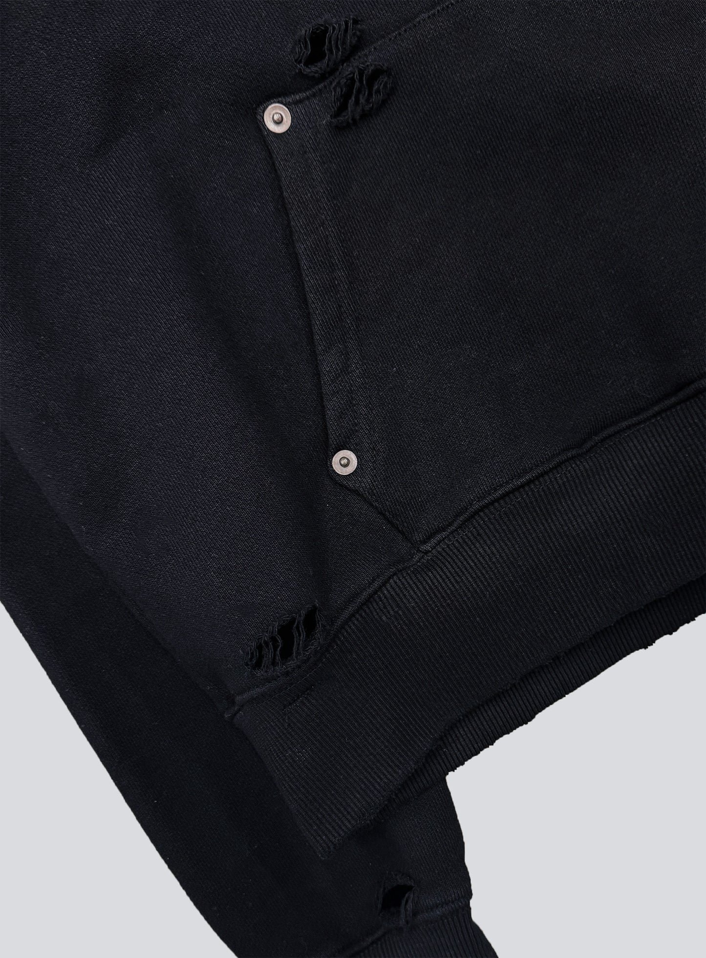 [w-hde25-092] Shield Old Glory Hood - Dusty Black