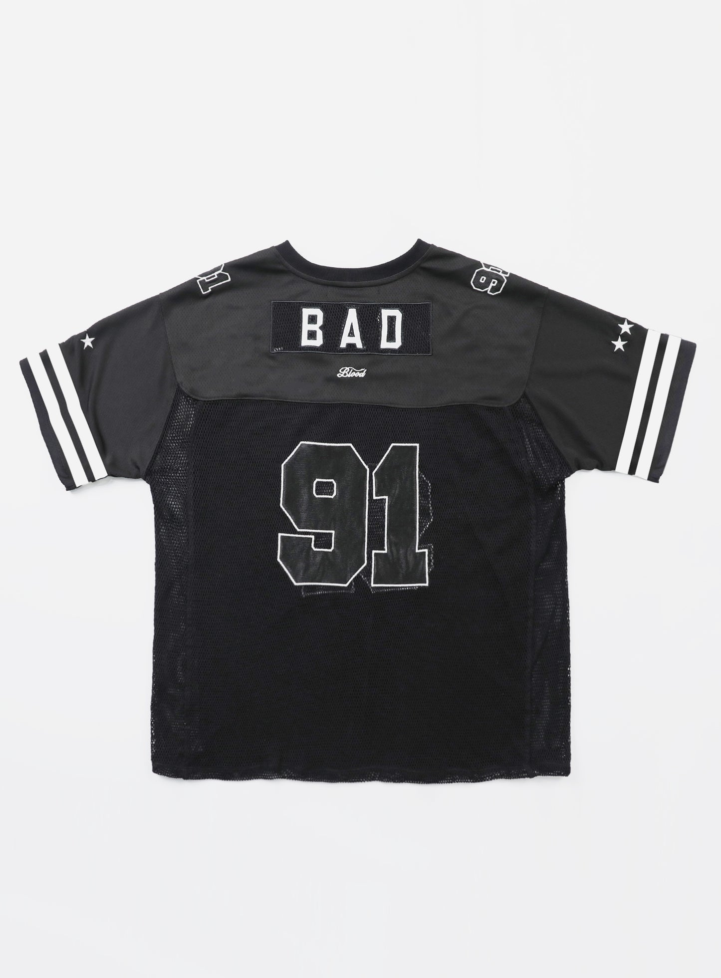 Crochet 91 Football Jersey Large Fit - Black