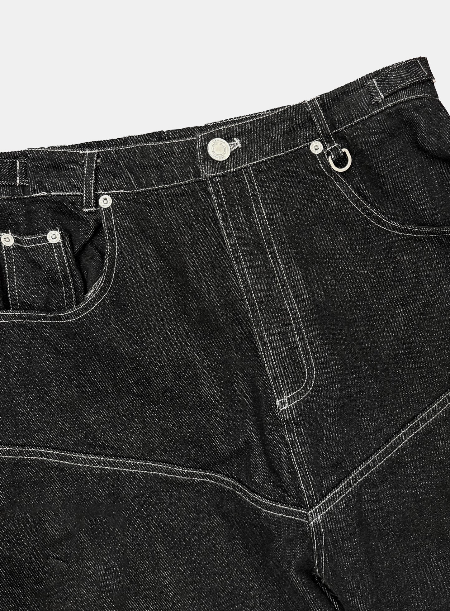 Squad Convex Pants - Denim Black