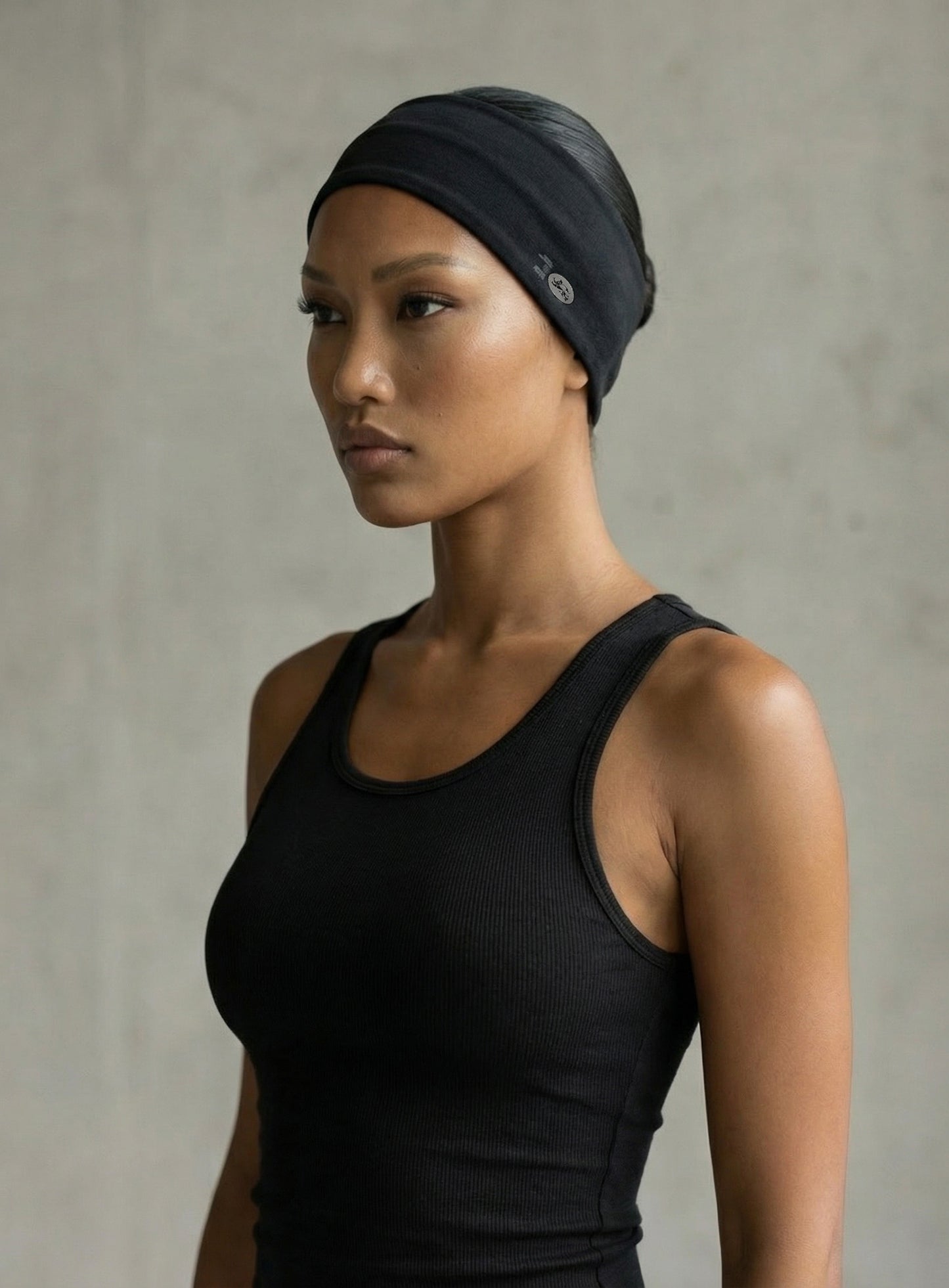 [w-tnk26-015] BS Cotton Jersey Classic Tank - Black