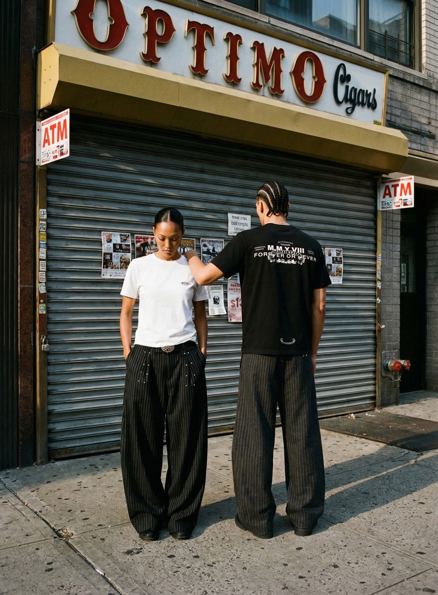[w-pts26-075] Viper V2 Pintuck Slacks - Lightweight Black Stripe