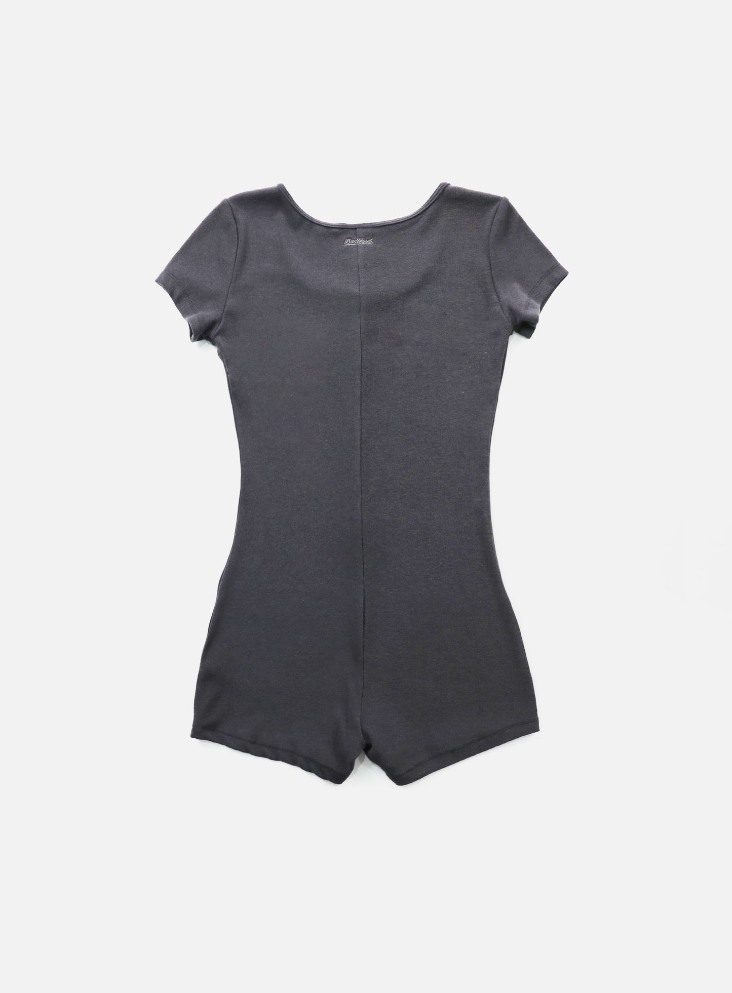 Beyond Soft Romper Short Sleeve - Charcoal