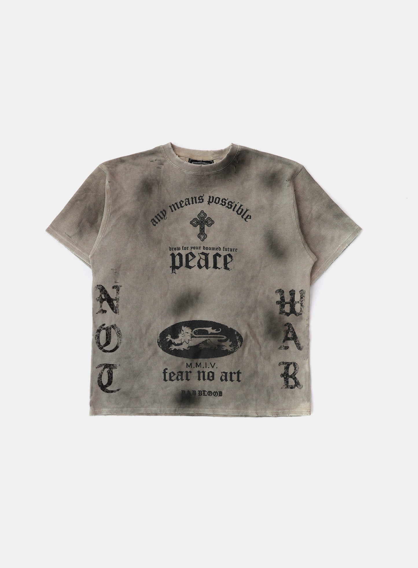 PEACE NOT WAR T-shirt - Dusty Beige