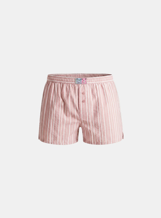 [w-pnt26-006] Ambassador 26 Club Boxer - Pink Stripe