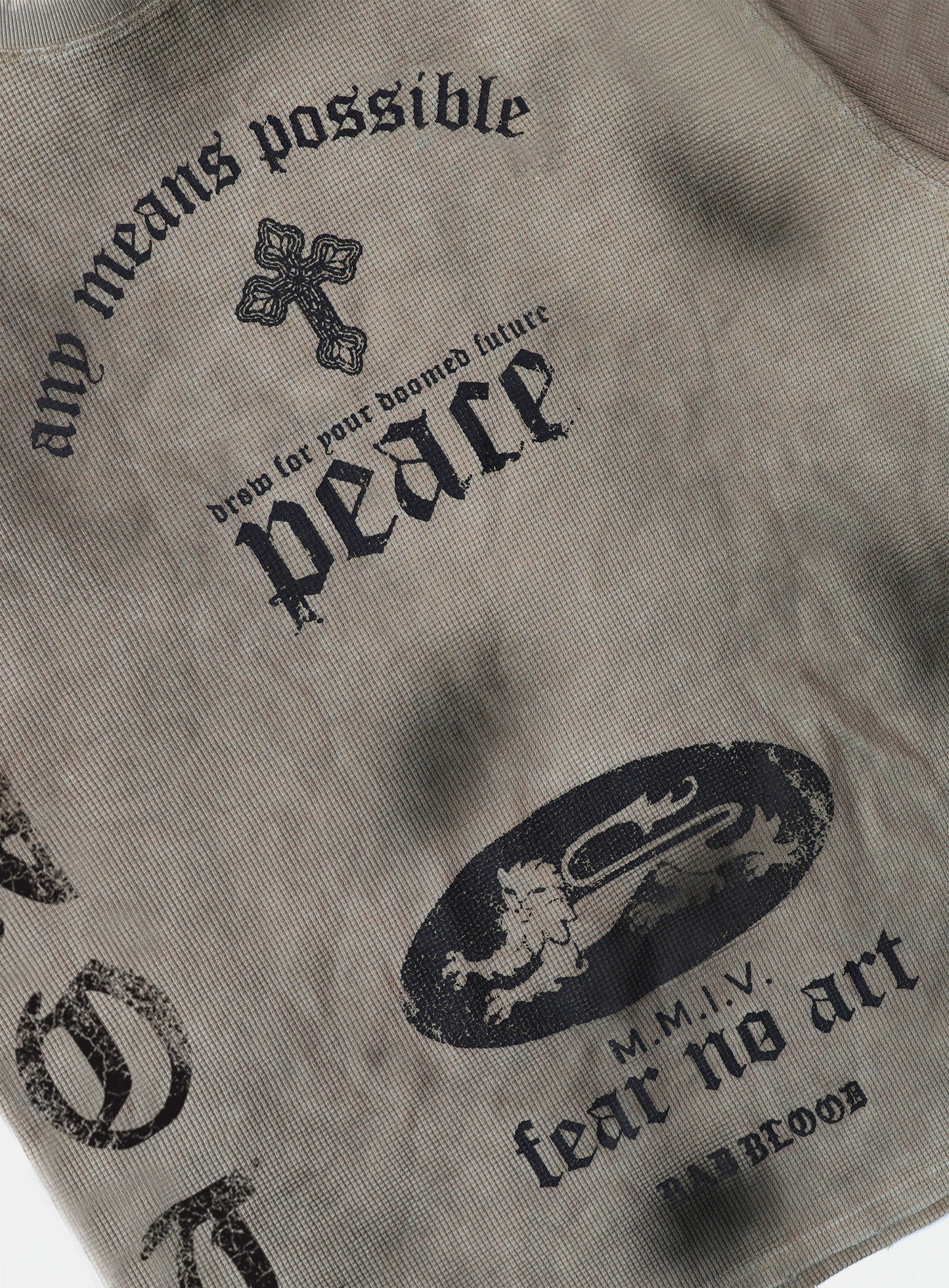 PEACE NOT WAR T-shirt - Dusty Beige