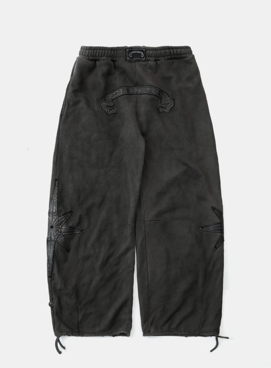 Cosmo Patch 2-Way Curved Jogger Trousers - Charcoal